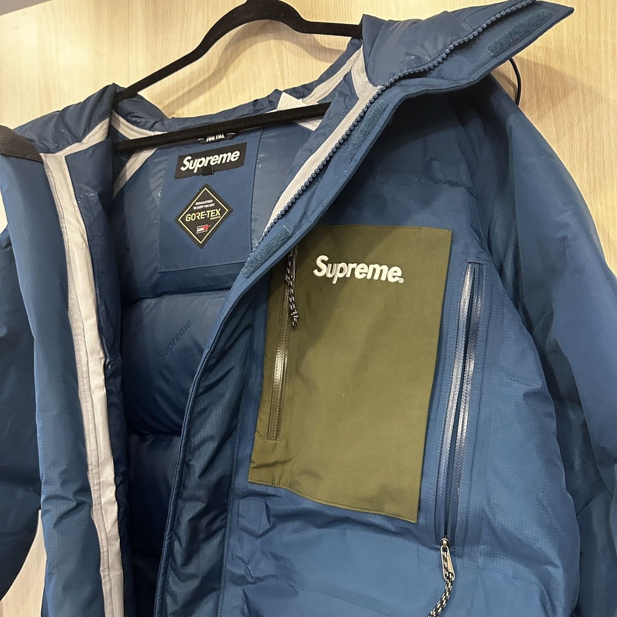 Supreme Supreme FW18 Gore-Tex 700-Fill Down Parka - M - Blue Size US M / EU 48-50 / 2 - 8 Thumbnail