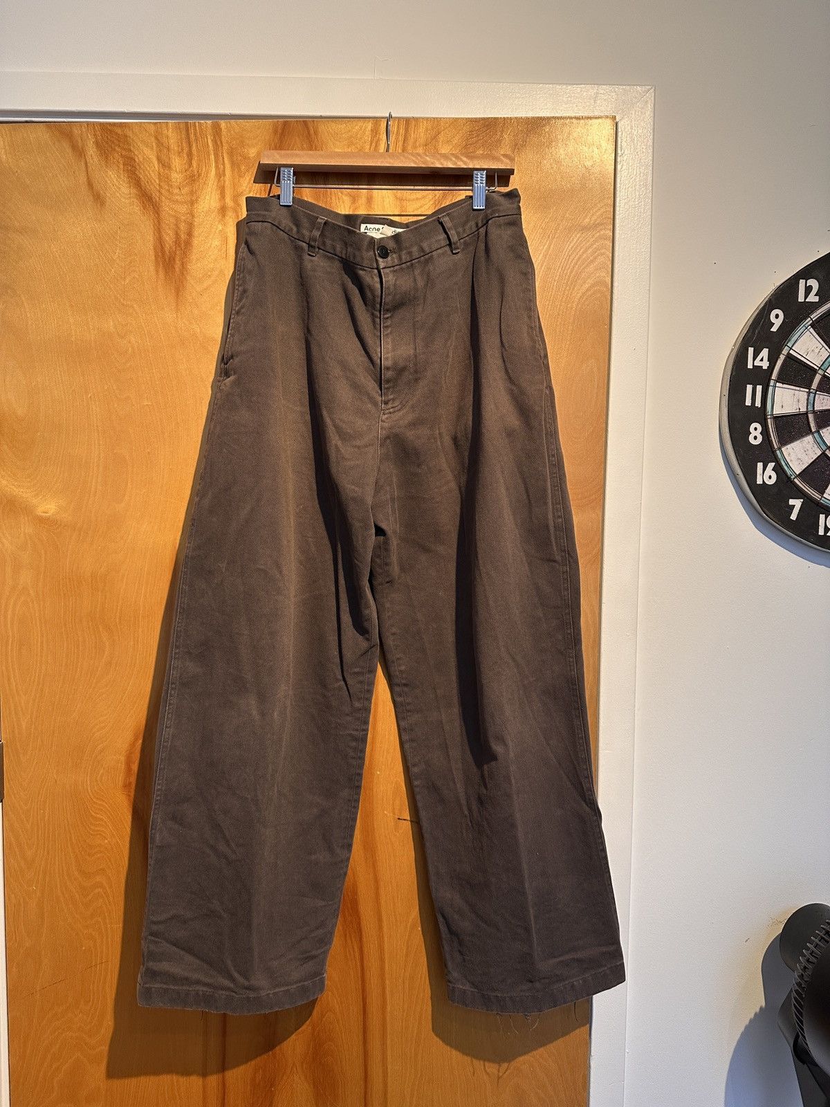 Acne Studios Acne Studios Wide Leg Trousers Size US 34 / EU 50 - 1 Thumbnail