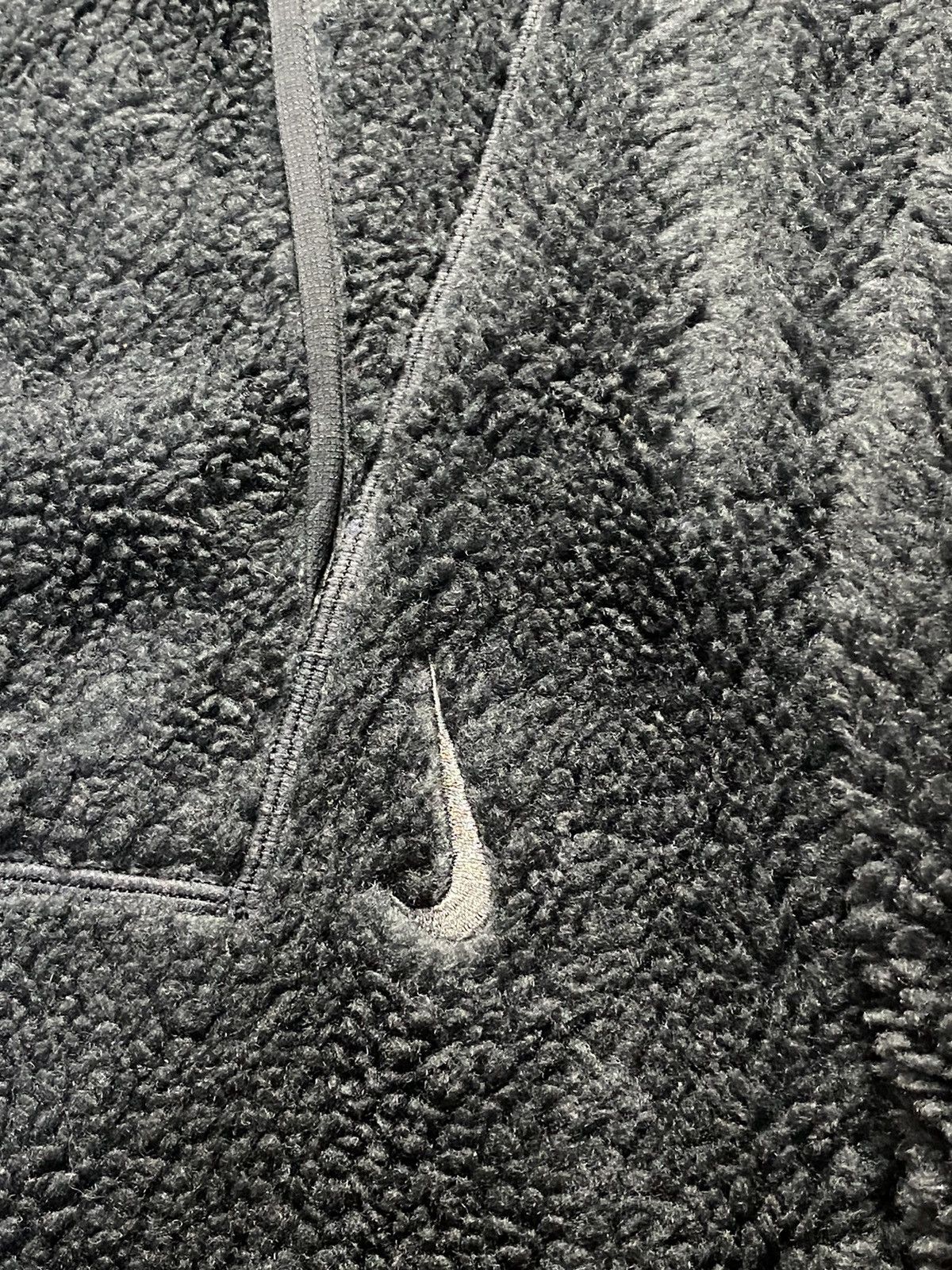 Nike Y2K Nike Yoga Men's 1/2 Snap Pull over Faux Fur Sweats Size US M / EU 48-50 / 2 - 5 Thumbnail