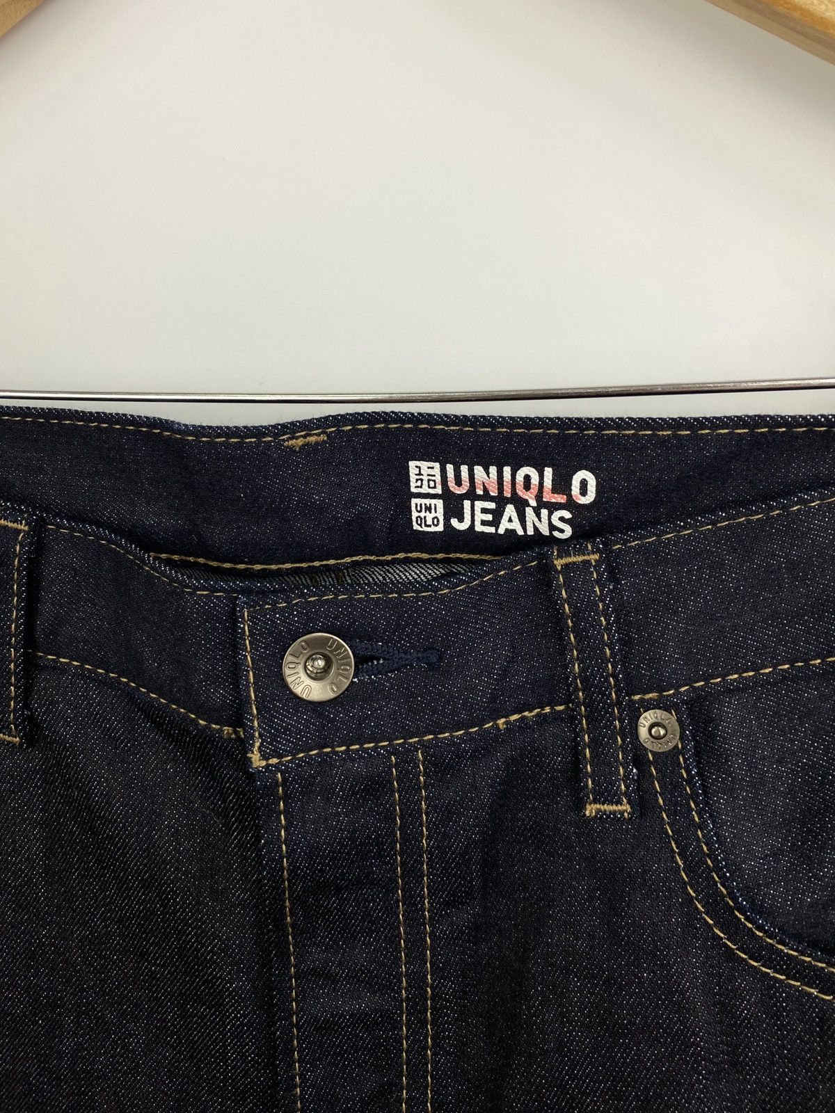 Uniqlo 🇯🇵 Uniqlo Selvage Denim Jeans Y2K Japanese kapital Style Size US 33 - 7 Thumbnail
