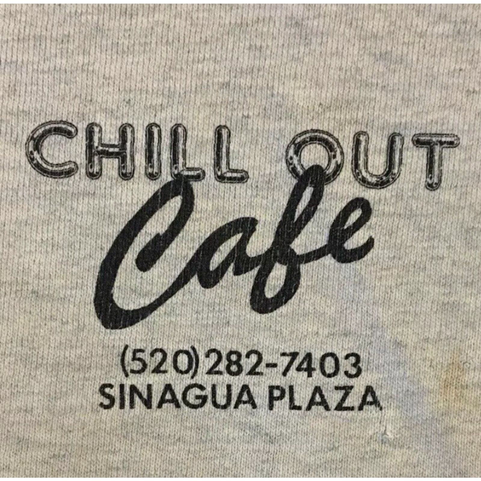 Vintage VINTAGE 90s Chill Out Cafe Sedona Arizona Faded Distressed Sweatshirt M Animal Gray Hoodie Mens Size M Size US M / EU 48-50 / 2 - 4 Thumbnail