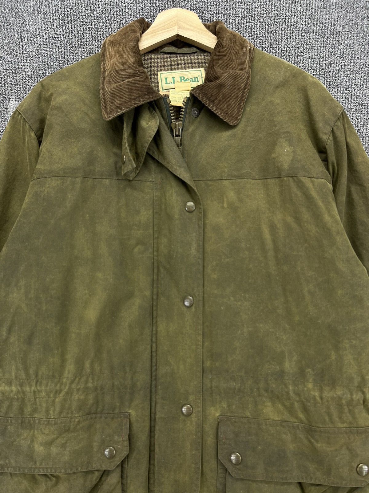 L.L. Bean Vintage L.L Bean Thinsulate Long Wax Jacket Size M / US 6-8 / IT 42-44 - 5 Thumbnail