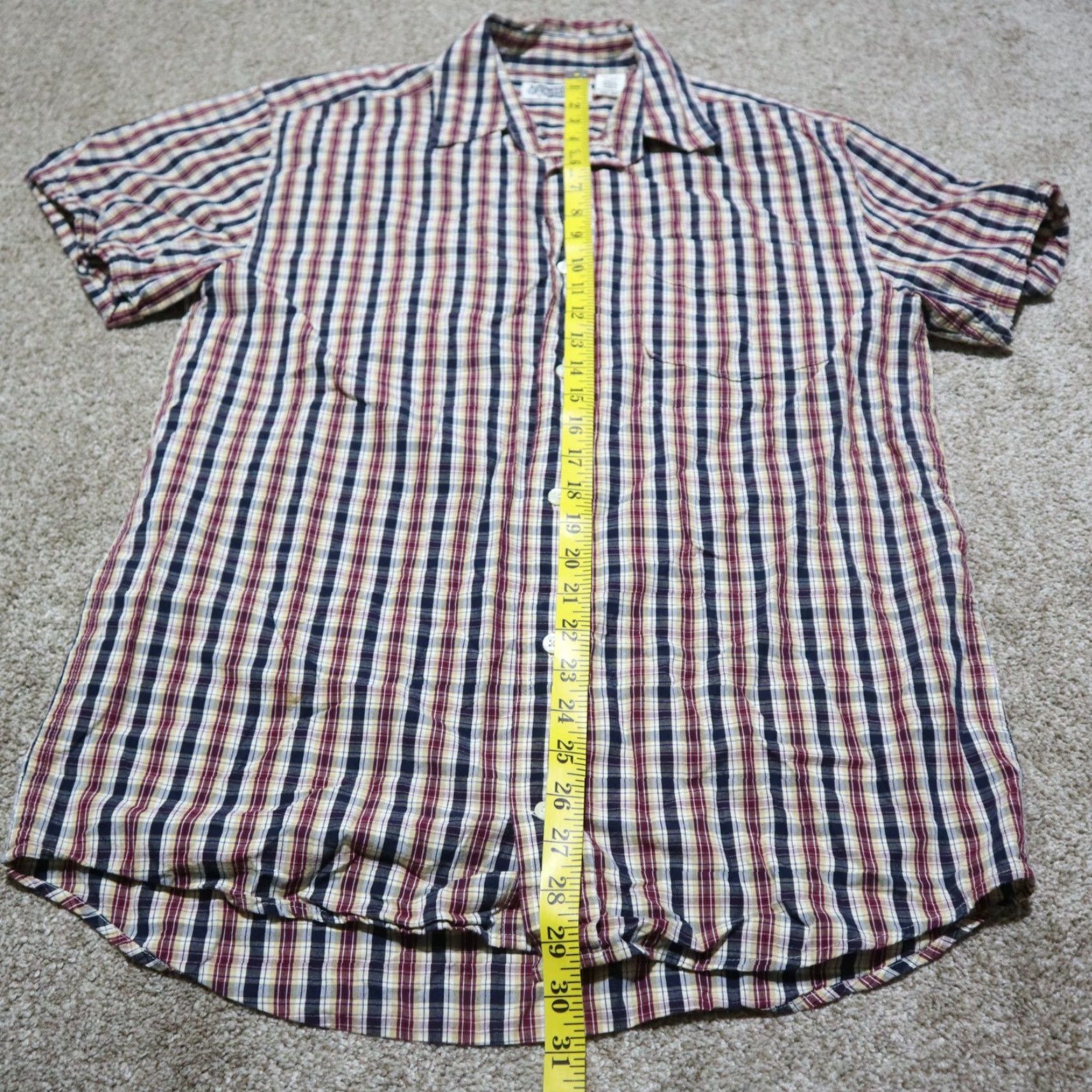 Route 66 Route 66 Shirt Men Size M Medium Red Plaid Button-Up Short Sleeve Casual Vintage No Size US M / EU 48-50 / 2 - 6 Thumbnail