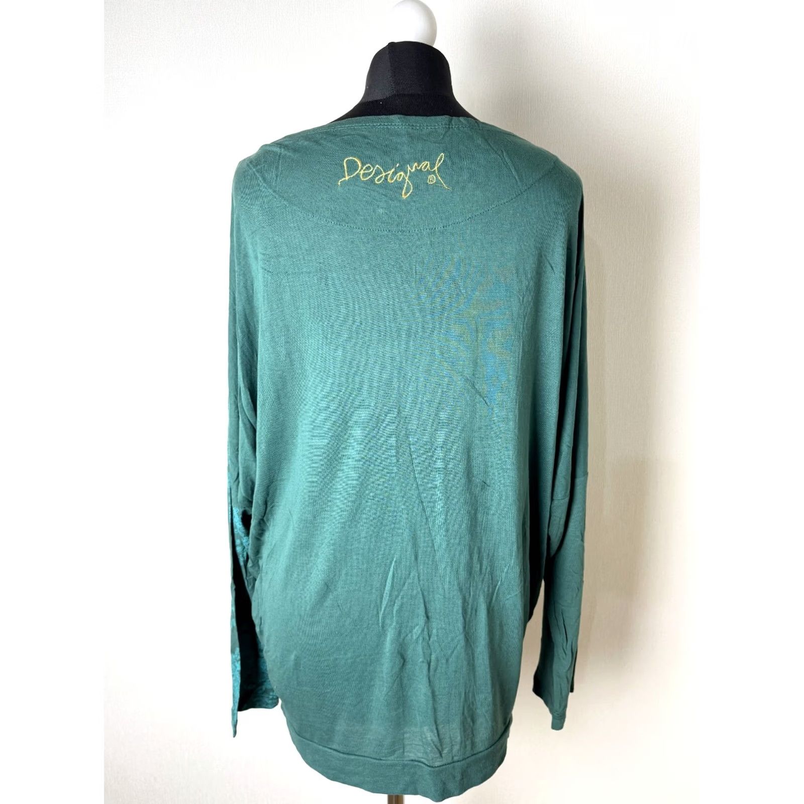 Desigual Desigual Green Long Sleeve Tunic Shirt L Womens Mens? Size L / US 10 / IT 46 - 7 Thumbnail