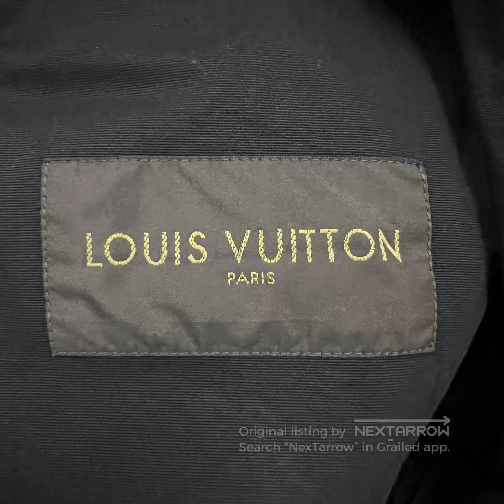 Louis Vuitton Louis Vuitton Black Logo Embroidered Jacket. Size US L / EU 52-54 / 3 - 3 Thumbnail
