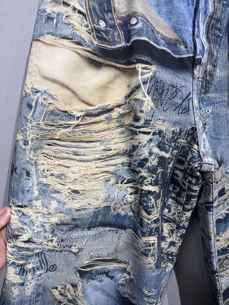 Acne Studios acne studios Digital printed jeans 2505-Nextarrow Size US 28 / EU 44 - 3 Thumbnail