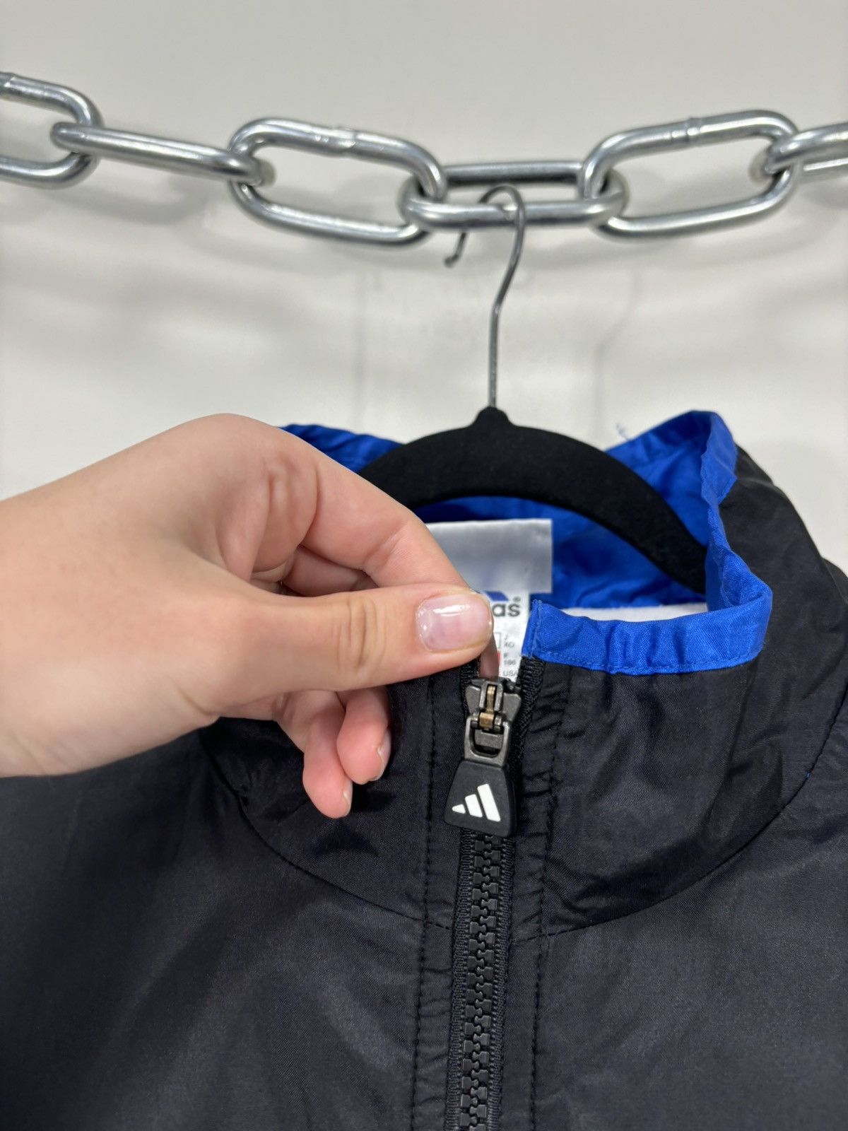 Adidas Vintage Adidas Y2K Retro Hype Full Zip Nylon Track Jacket Size US L / EU 52-54 / 3 - 10 Thumbnail
