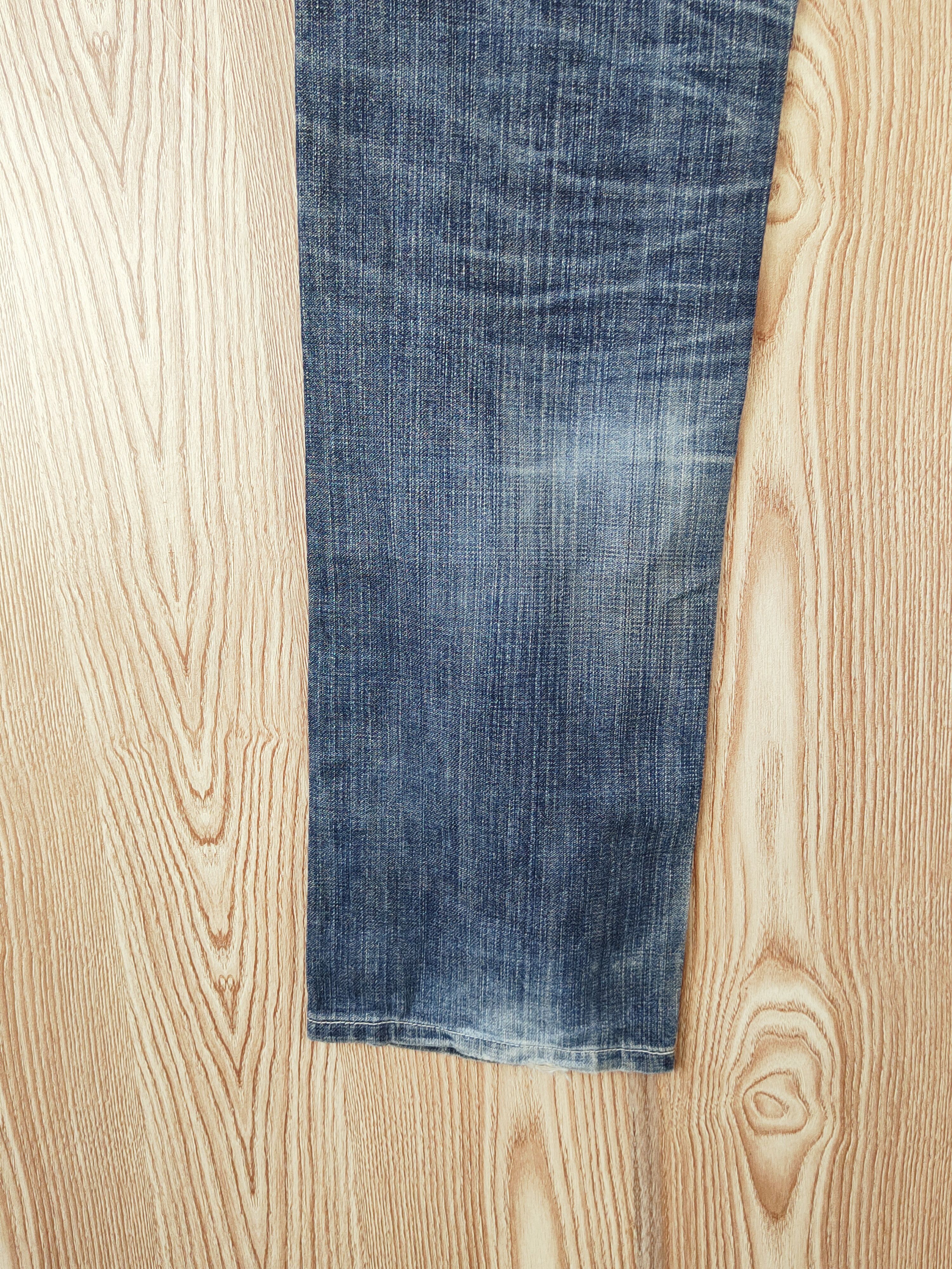 Japanese Brand Levi's Dark Blue Faded Distressed Ripped Jeans #W792 Size US 30 / EU 46 - 12 Thumbnail