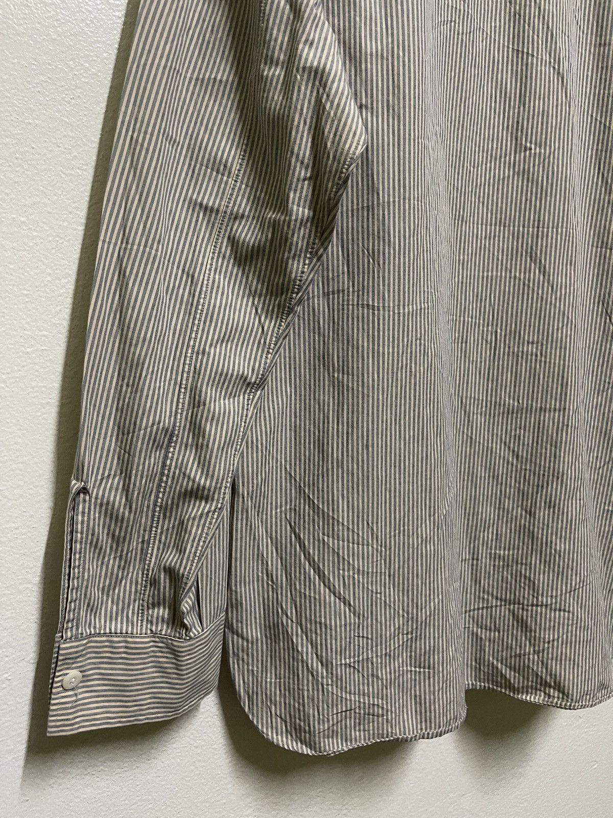 Japanese Brand × N.Hoolywood N.Hoolywood Long Sleeve Shirt Striped Size US M / EU 48-50 / 2 - 8 Thumbnail