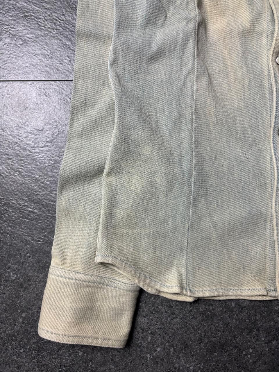 Japanese Brand 2000s NO ID Mud-Wash Western Shirt Size US S / EU 44-46 / 1 - 9 Thumbnail