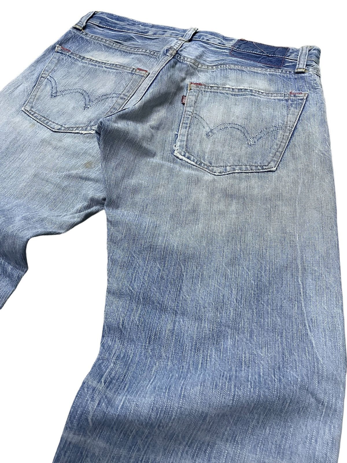Edwin Edwin 504 Stone Light Wash Distressed Size US 33 - 9 Thumbnail