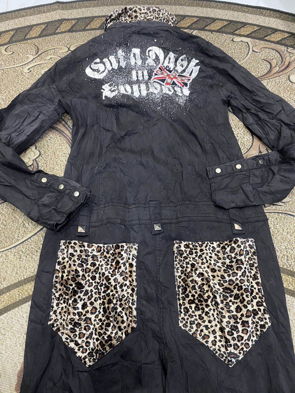 Beauty Beast × Japanese Brand punk coverall jumpsuit Size 30" / US 8 / IT 44 - 4 Thumbnail