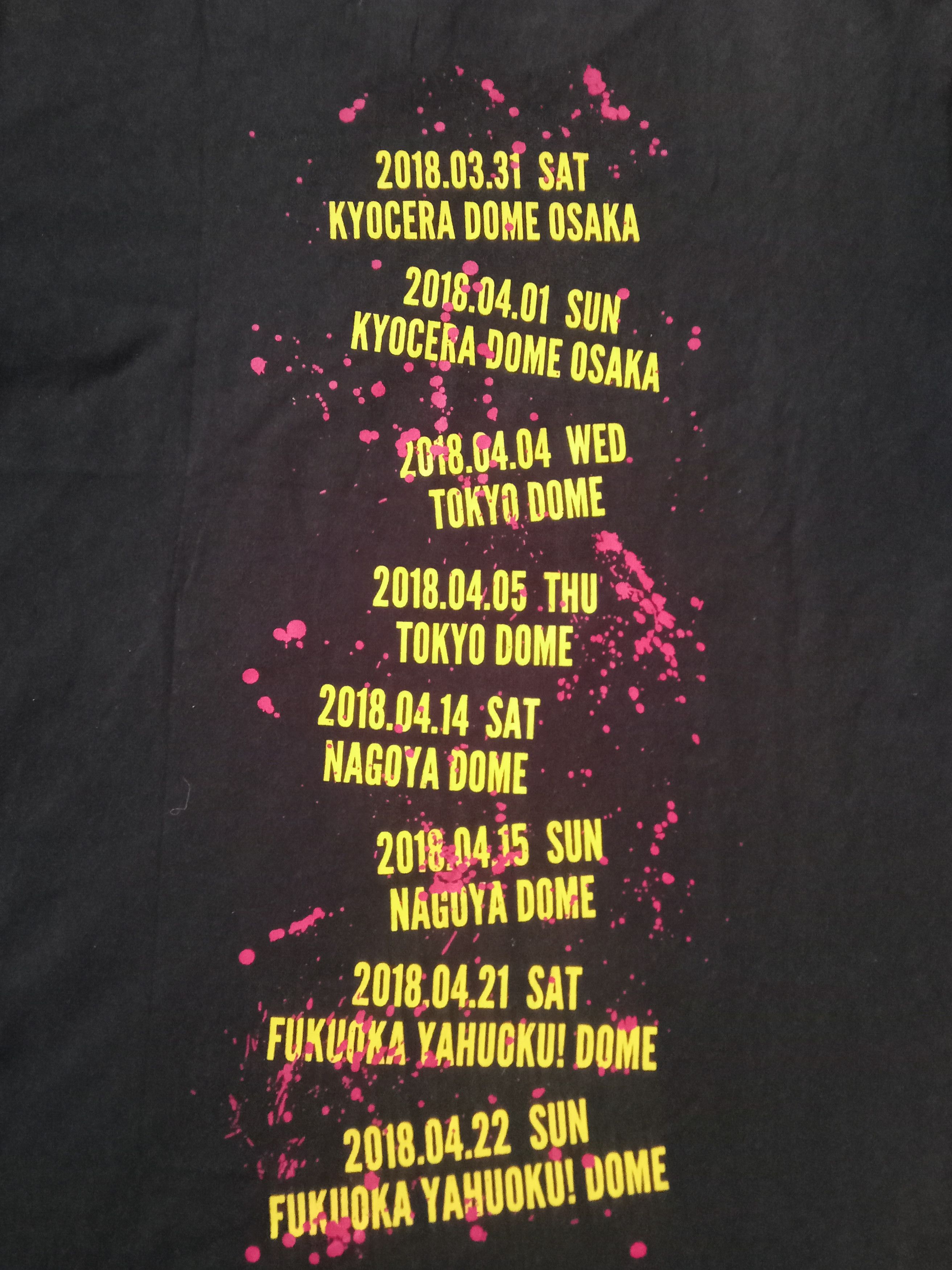 Band Tees One Ok Rock 2018 Japan Dome Tour T Shirt Size US L / EU 52-54 / 3 - 8 Thumbnail