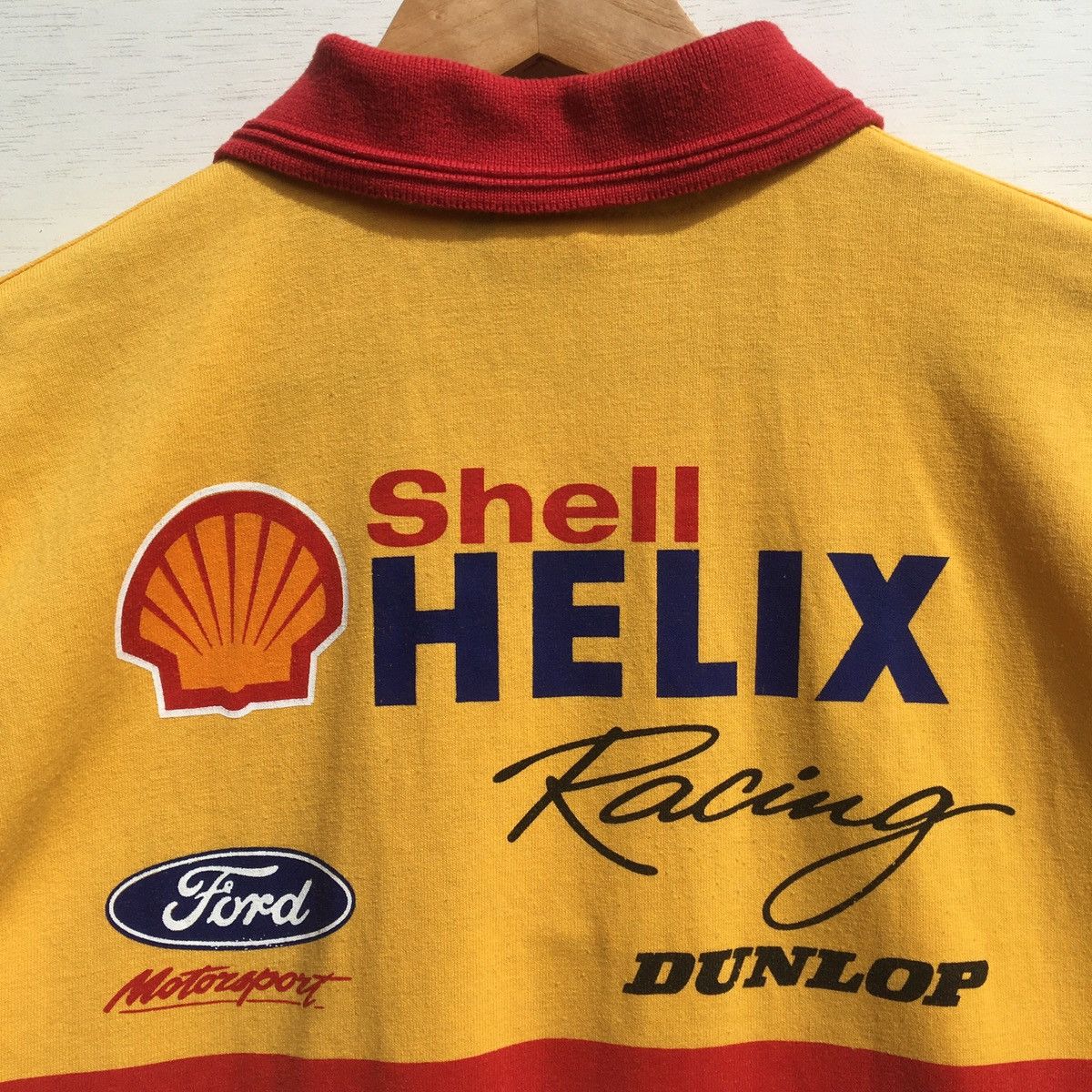 Sports Specialties × Vintage VINTAGE SHELL HELIX RACING POLOS FORD DUNLOP Size US XXL / EU 58 / 5 - 11 Thumbnail