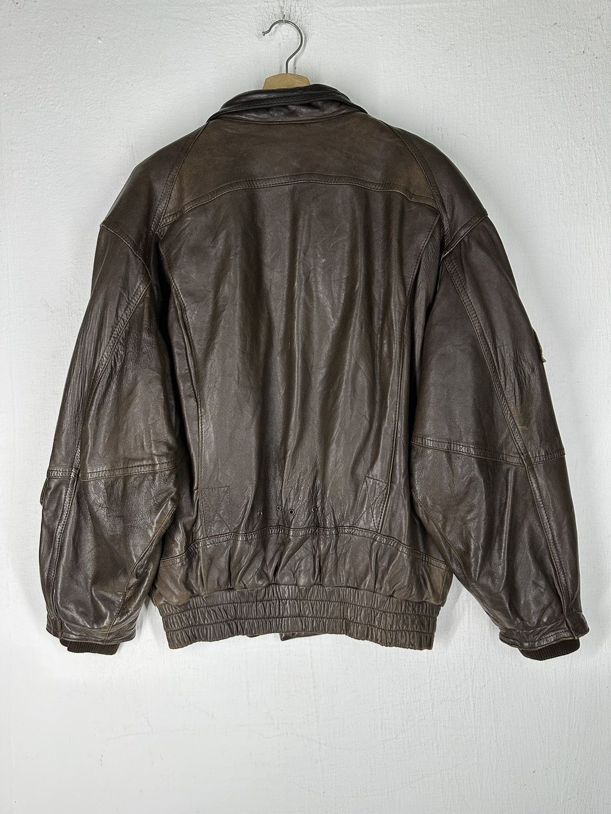 Leather Vintage Mac Keen Corp Sport Leather Jacket Size US L / EU 52-54 / 3 - 13 Thumbnail