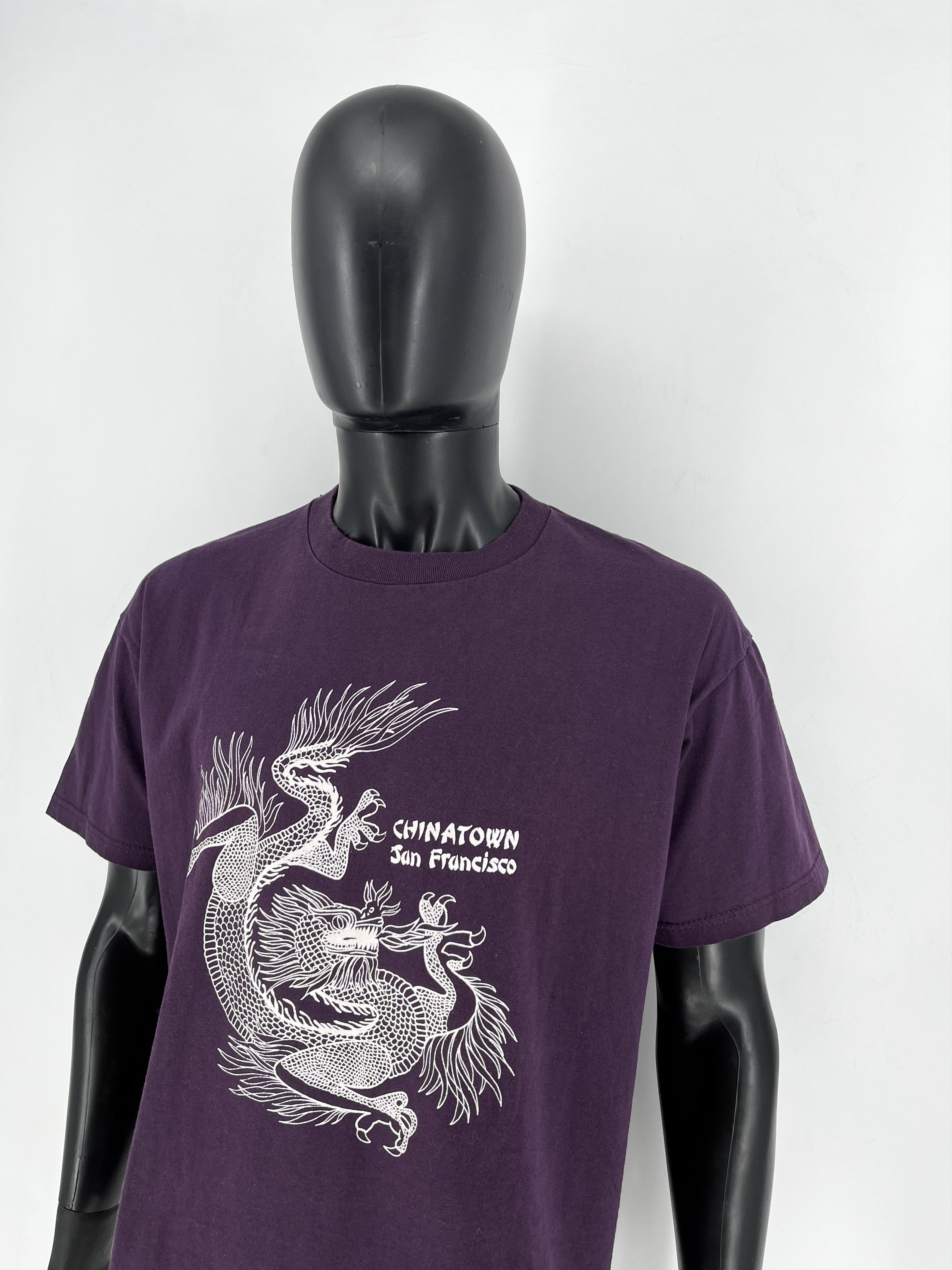 Other Vintage Y2k Washed AvantGarde Tribal Tee Dragon Streetwear L Size US L / EU 52-54 / 3 - 5 Thumbnail