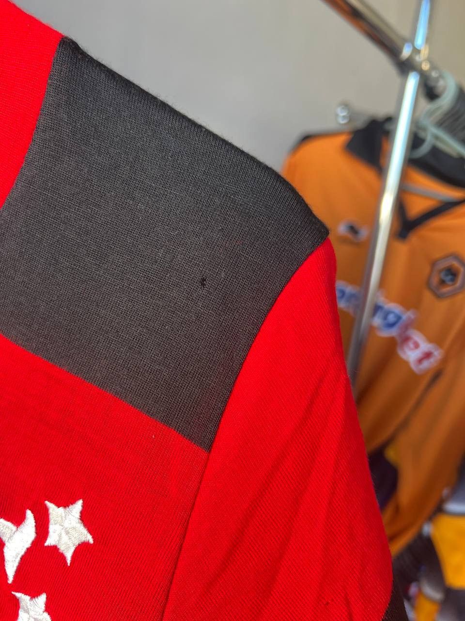 Vintage 1970/80 RARE FLAMENGO HOME SOCCER JERSEY SHIRT CAMPEA Size US M / EU 48-50 / 2 - 10 Thumbnail