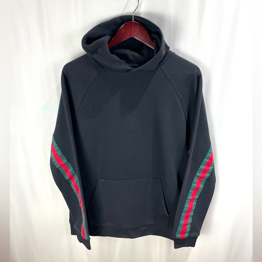 Le 31 Le 31 par Simons GG Style Striped Trim Black Hoodie Size S Size US S / EU 44-46 / 1 - 2 Thumbnail