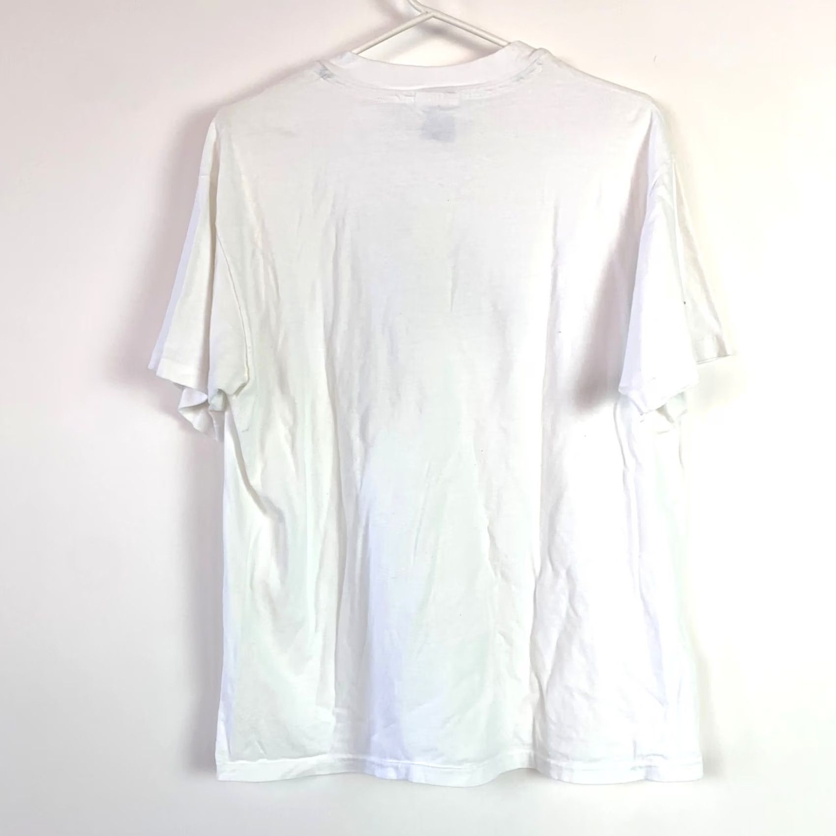 Hanes Vintage Hanes The Serengeti Zebras Tee Shirt L White Cotton T-Shirt Unisex Adults Large Short Sleeve Crew Neck Nature Zebra 90s? Size US L / EU 52-54 / 3 - 5 Thumbnail