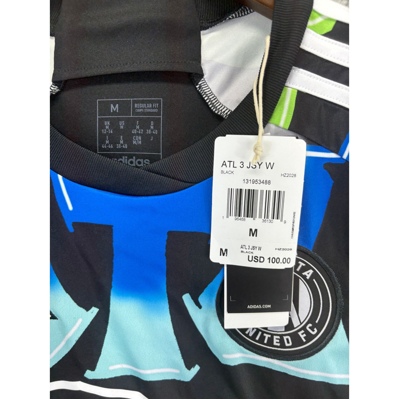 Adidas Adidas Atlanta United FC 23/24 Third Soccer Jersey Mens M Size US M / EU 48-50 / 2 - 2 Thumbnail