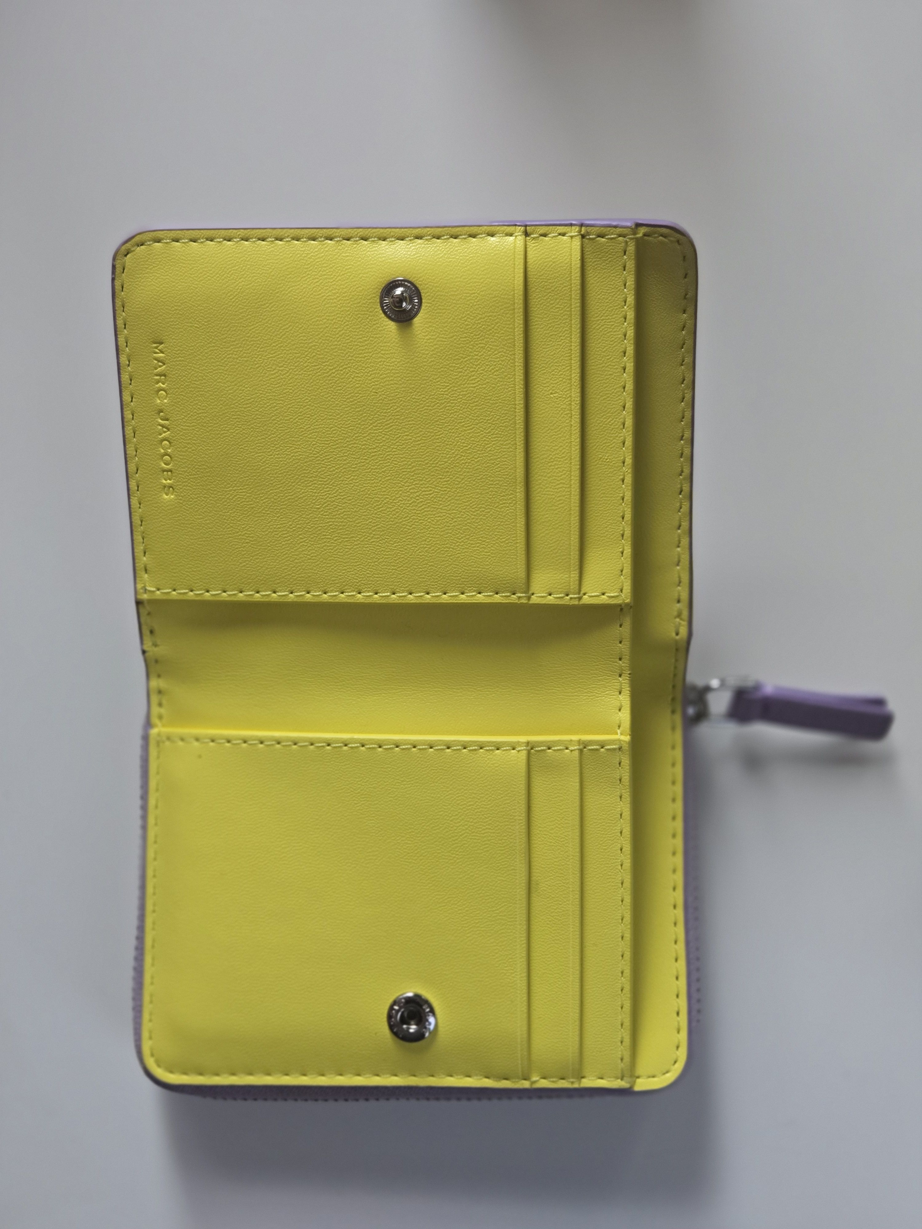 Marc Jacobs Marc Jacobs - The Leather Mini Compact Wallet Size ONE SIZE - 4 Thumbnail
