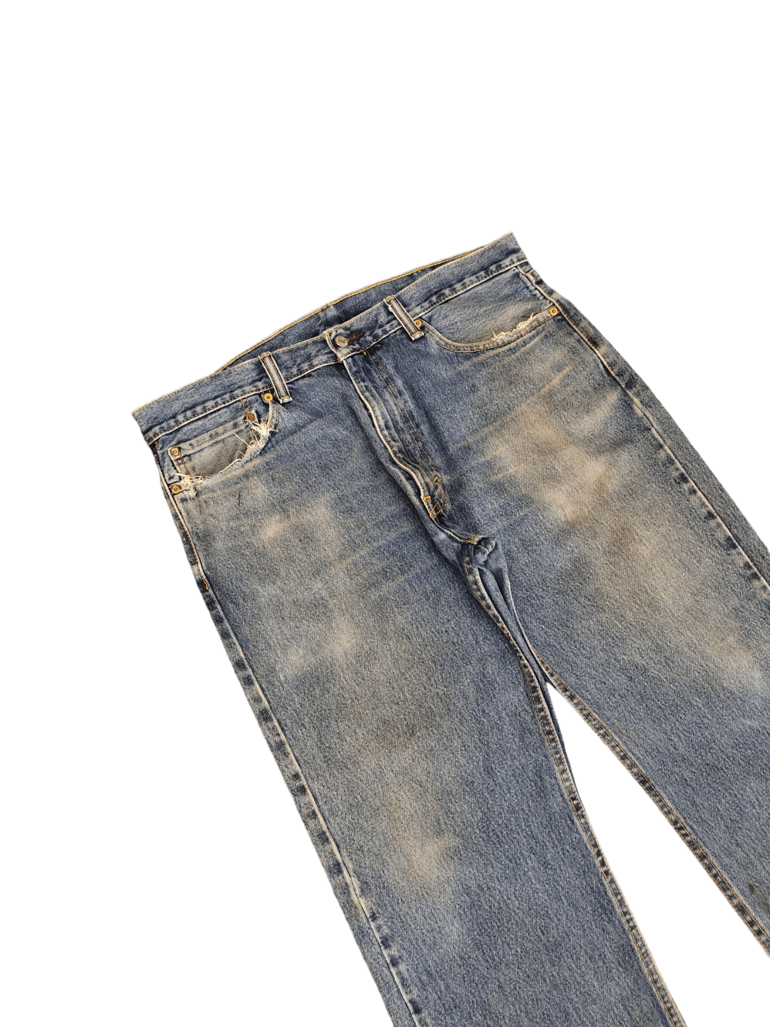 Levi's Vintage Clothing Size 38x29 Vintage Levis 505 Denim Jeans Distressed Size US 38 / EU 54 - 6 Thumbnail