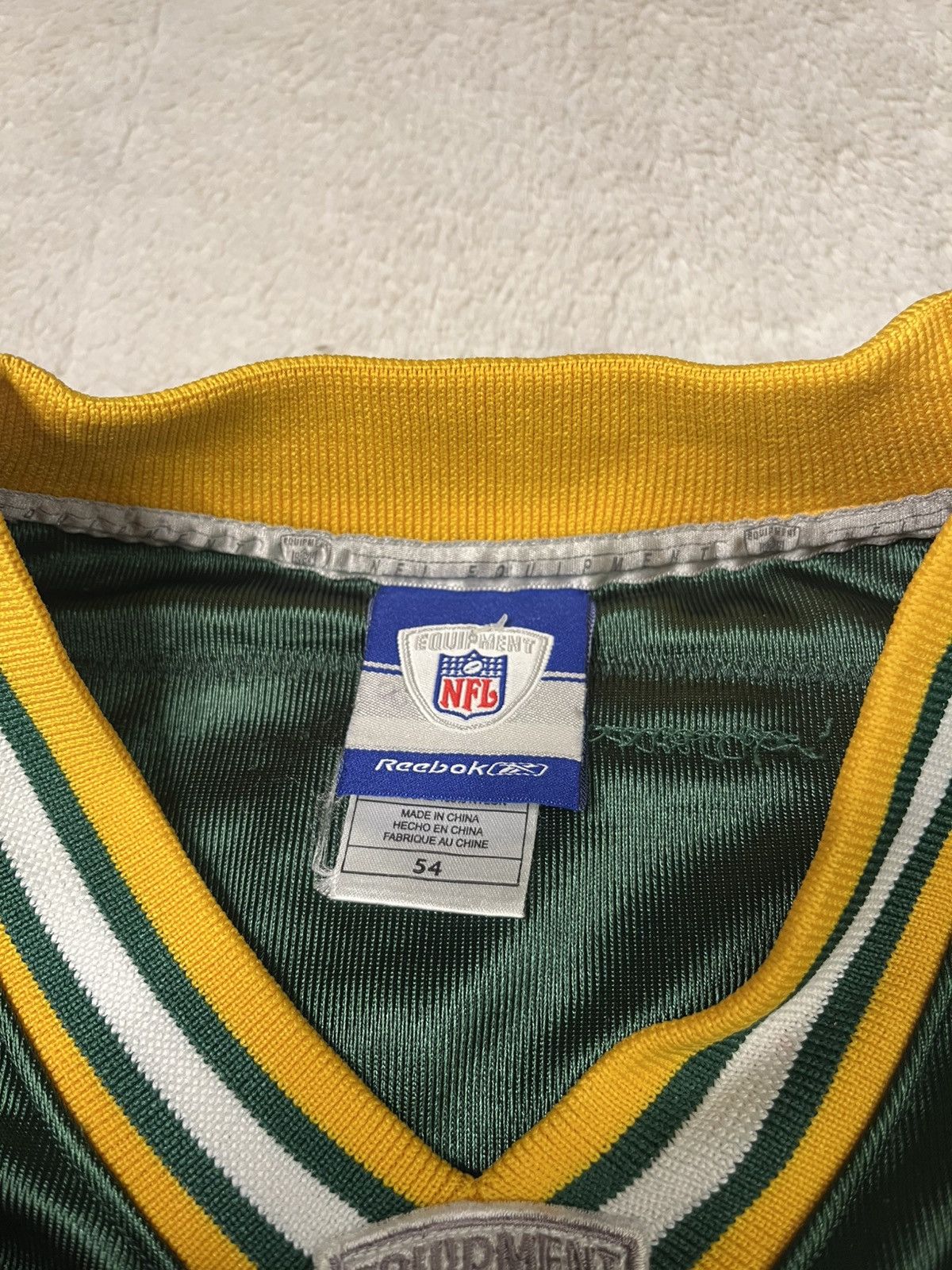 Reebok Reebok NFL Green Bay Packers Brett Farve Stitched Jersey Size US XXL / EU 58 / 5 - 7 Thumbnail
