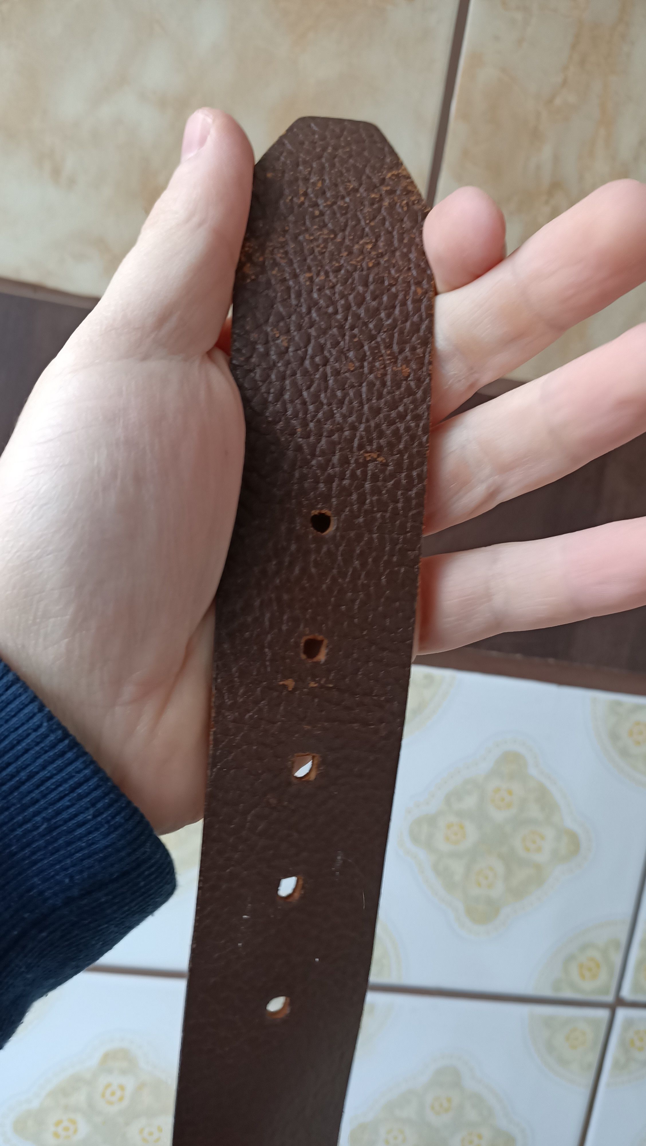 Levi's Vintage 90' Levi's leather brown belt Size ONE SIZE - 6 Thumbnail