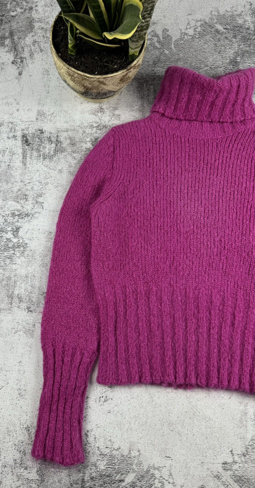 Moncler Moncler Mohair Wool Knited Turtleneck Women Sweater 90S Size M / US 6-8 / IT 42-44 - 6 Thumbnail