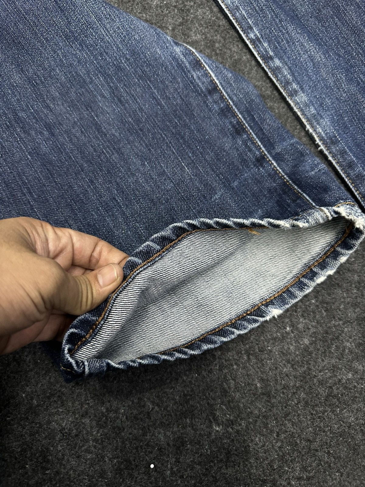 Beauty Beast × Edwin × If Six Was Nine Vintage Edwin 404 Faded Washed Distressed Denim F26 Size US 36 / EU 52 - 4 Thumbnail