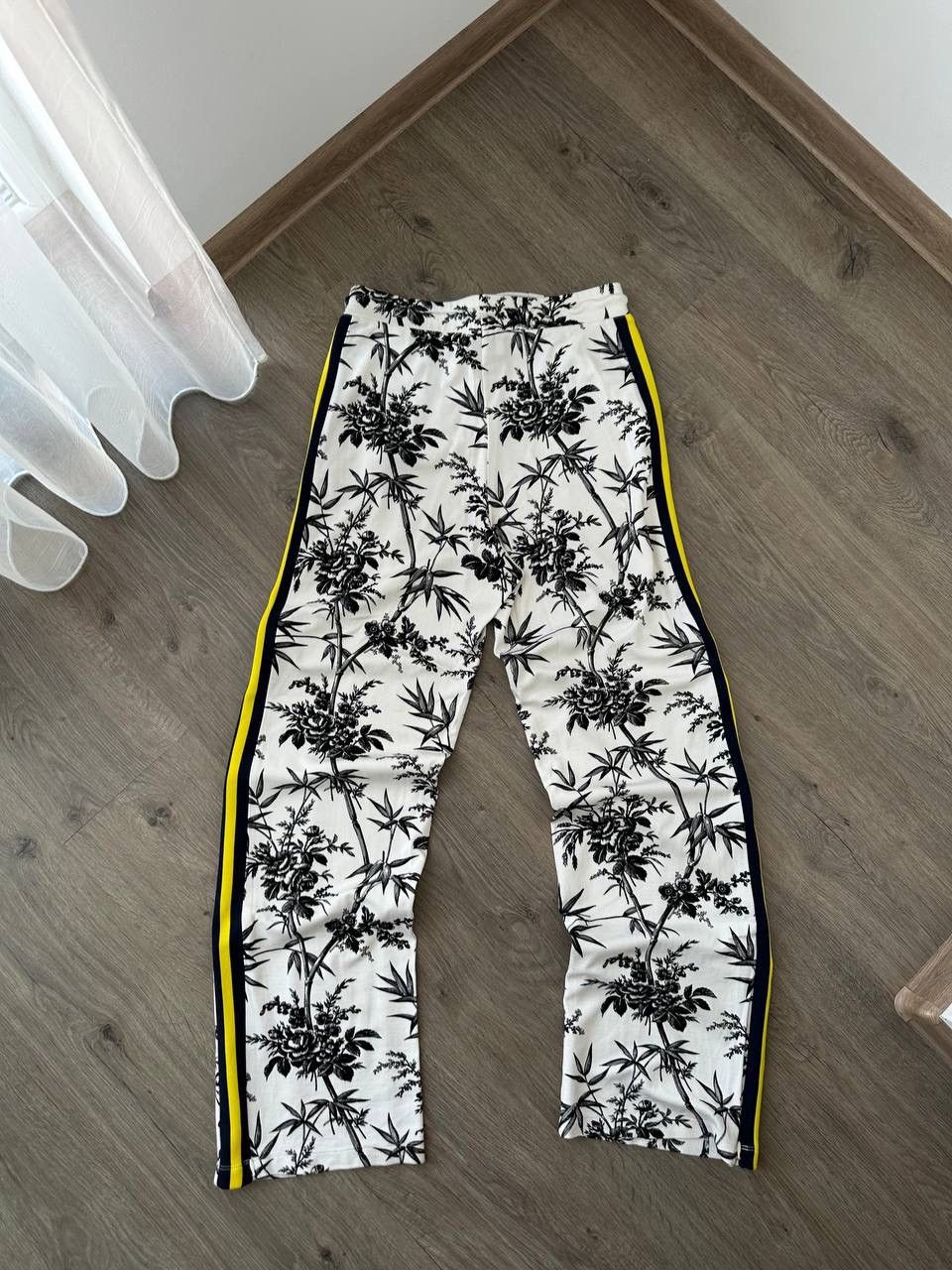 Essentiel Antwerp × Vintage Vintage Essentiel Antwerpen White Floral Pants Size 30" / US 8 / IT 44 - 14 Thumbnail