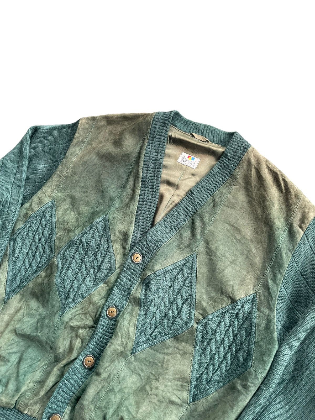 Vintage Vintage Formica Leather Sweater Size US L / EU 52-54 / 3 - 2 Thumbnail