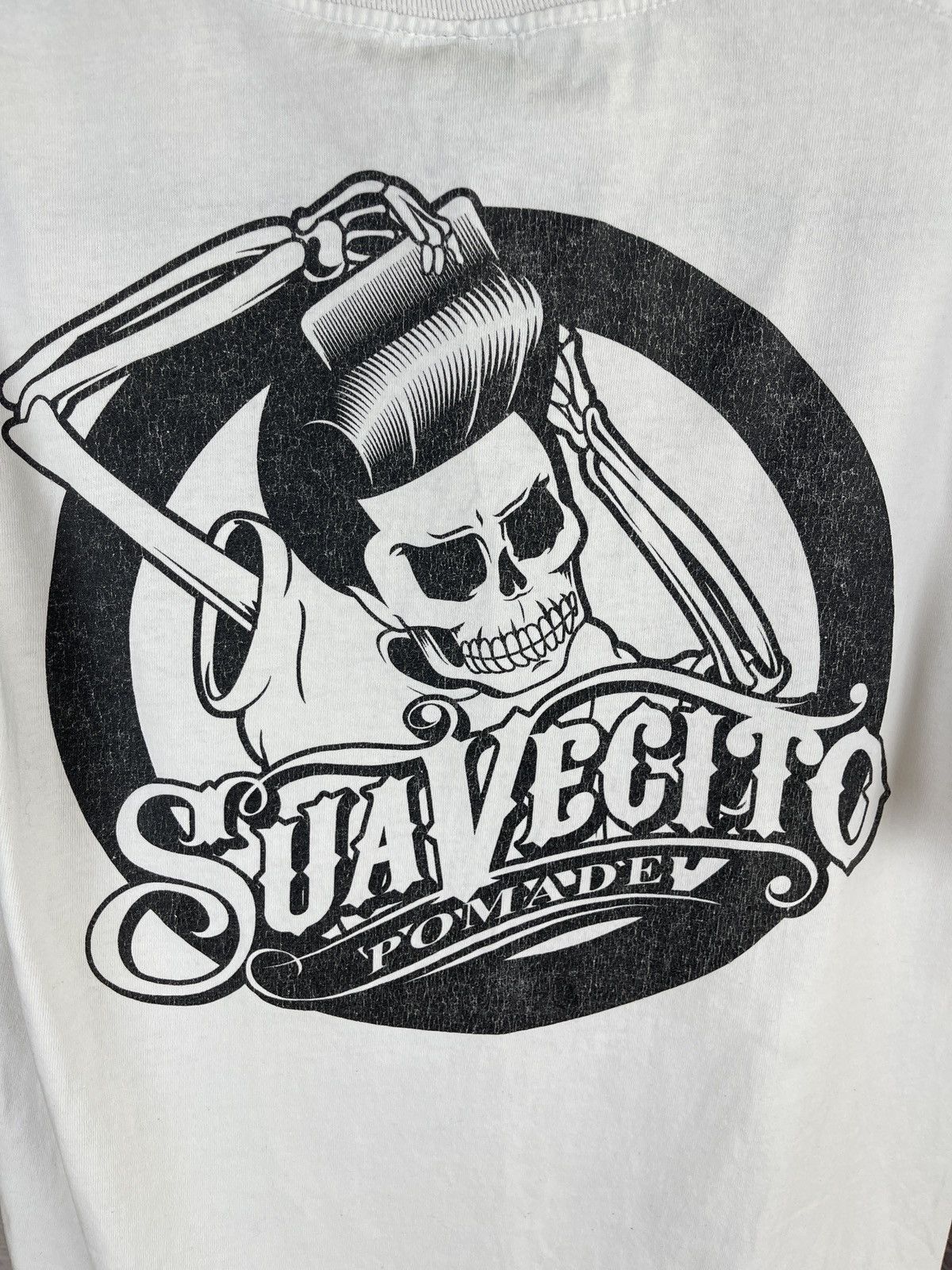 Vintage SuaVecito Pomade vintage skillet made in USA skate tee shirt Size US M / EU 48-50 / 2 - 11 Thumbnail