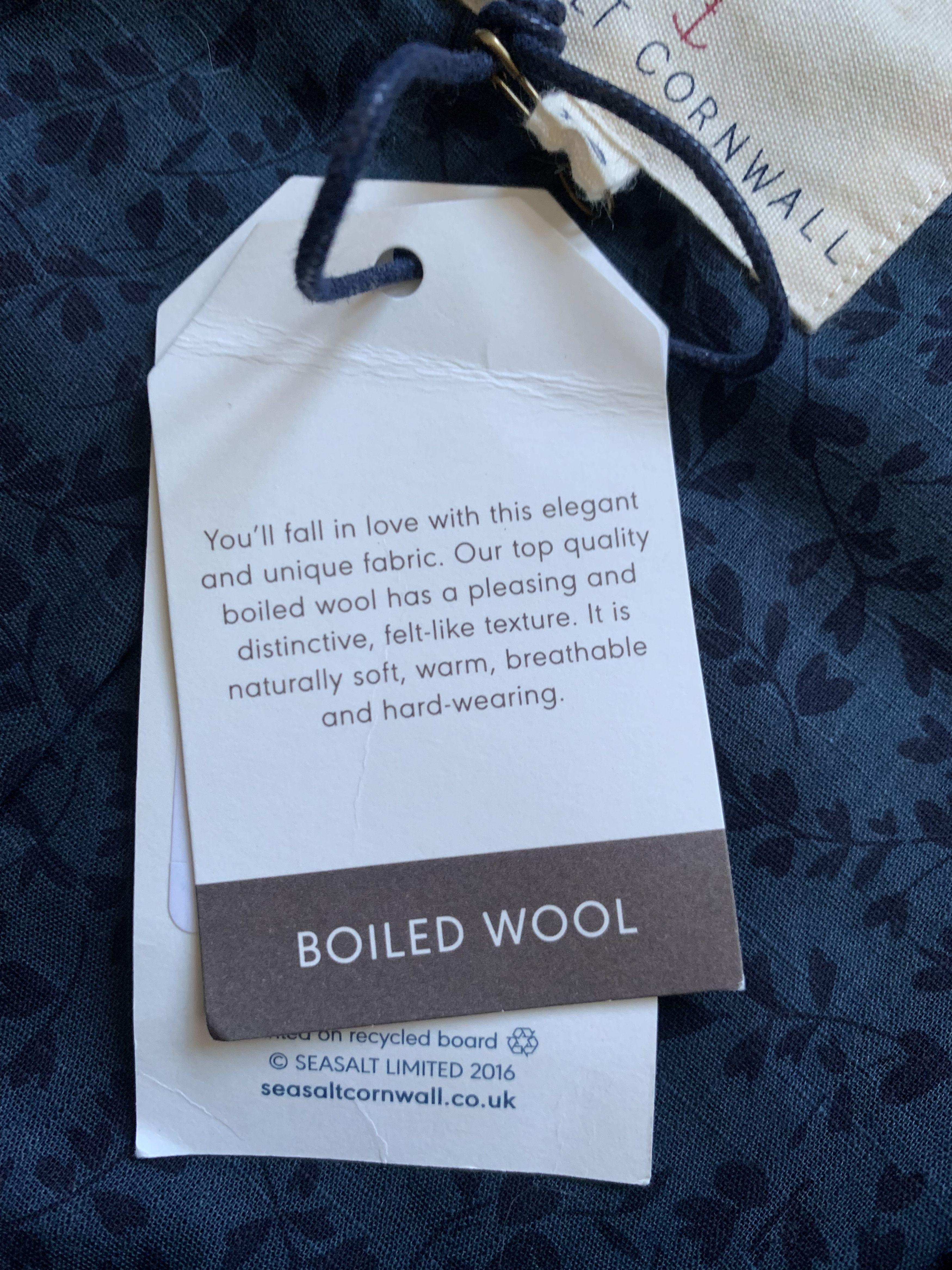 Other Seasalt Cornwall Women's Boiled Wool Coat Size L / US 10 / IT 46 - 8 Thumbnail