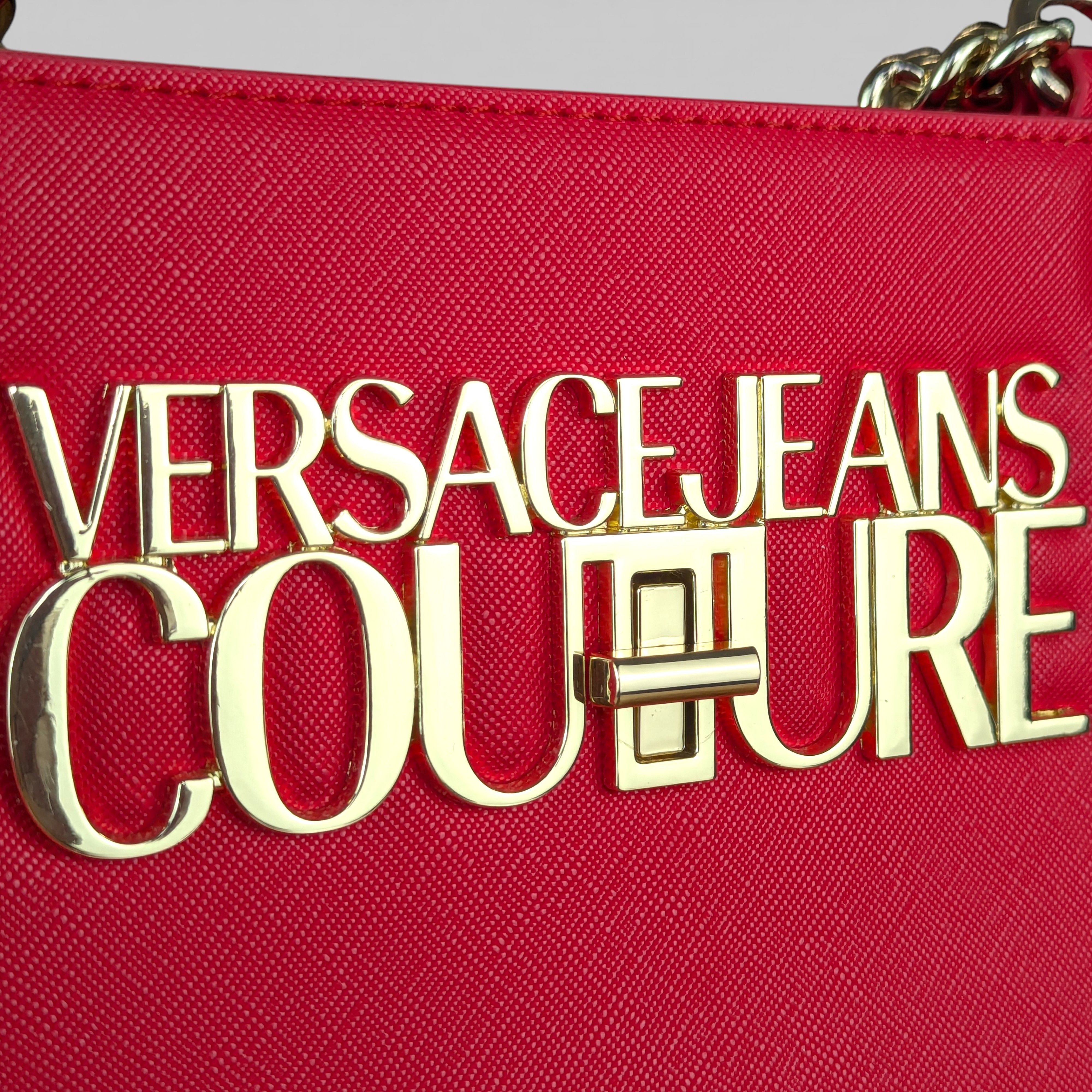 Versace Jeans Couture VERSACE JEANS COUTURE RED LOGO SHOULDER BAG Size ONE SIZE - 8 Thumbnail