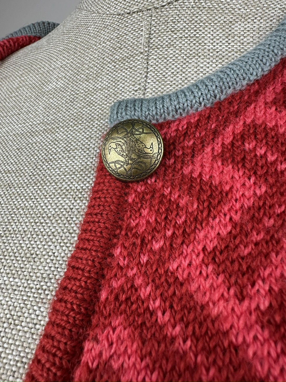 Other OLEANA 100% WOOL TRADITIONAL NORWEGIAN CARDIGAN SWEATER Size M / US 6-8 / IT 42-44 - 14 Thumbnail