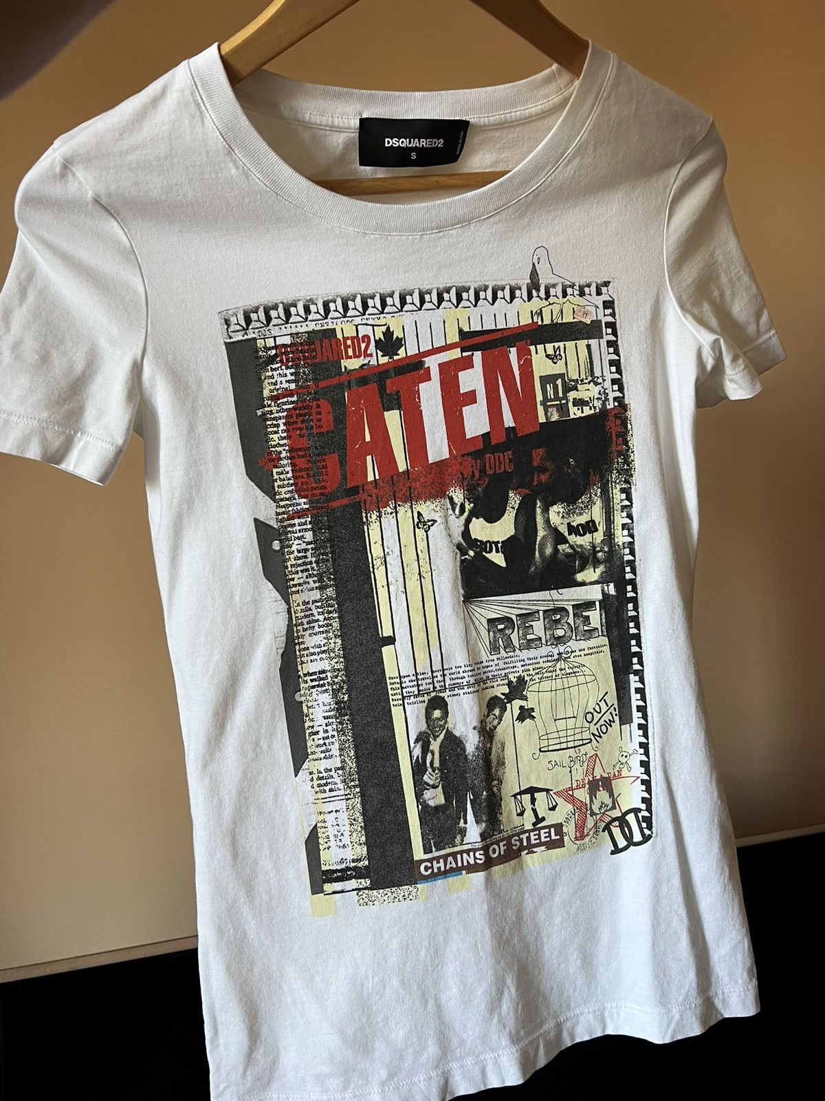 Dsquared2 Dsquared Caten t-shirt print logo Size S / US 4 / IT 40 - 4 Thumbnail