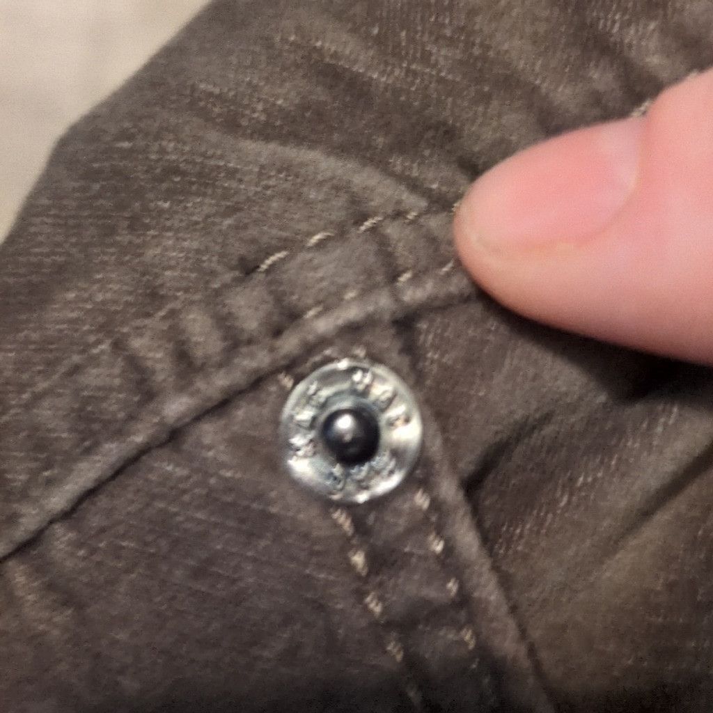 Other Mac Rich Jeans Khaki Green Slim Velvet Size 46/32 Size 32" / US 10 / IT 46 - 5 Thumbnail