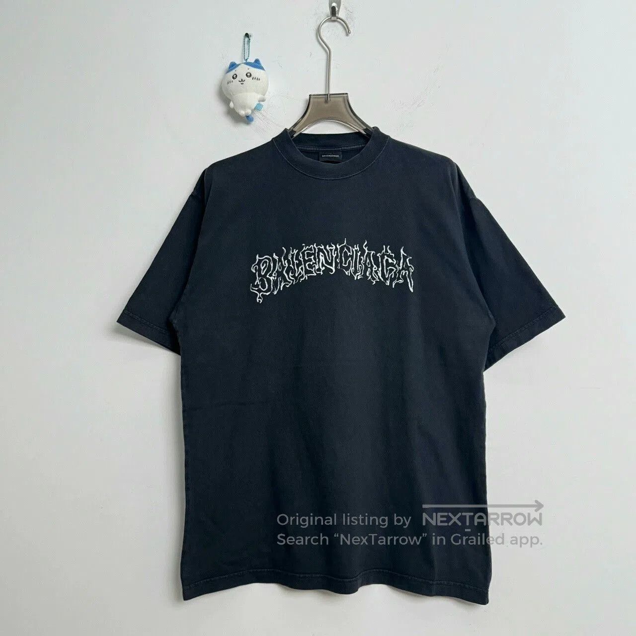 Balenciaga Balenciaga Flame Logo Short Sleeve T-shirt. Size US XS / EU 42 / 0 - 1 Thumbnail