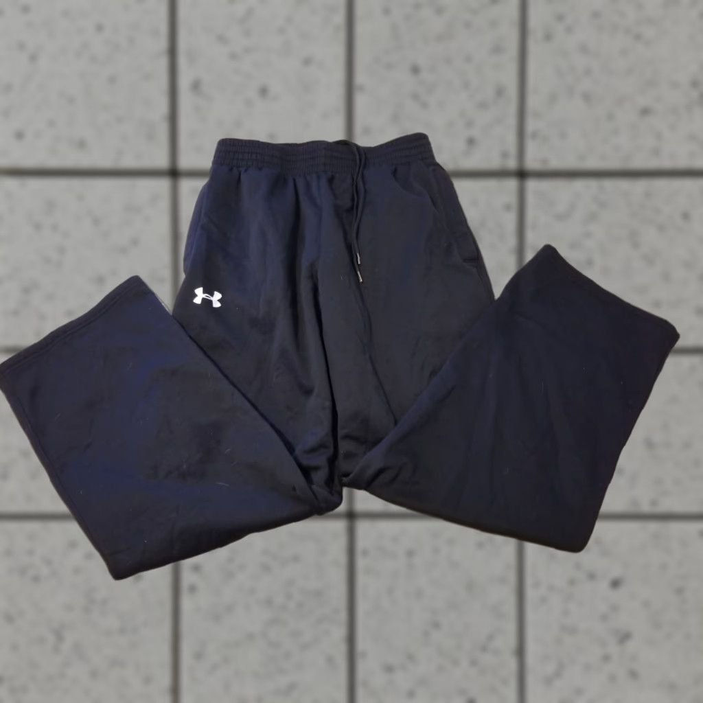 Under Armour Under Armour Mens Athletic Pants M Black Sports Gym Sweatpants - Regular Size Medium Men Size US 31 - 1 Thumbnail