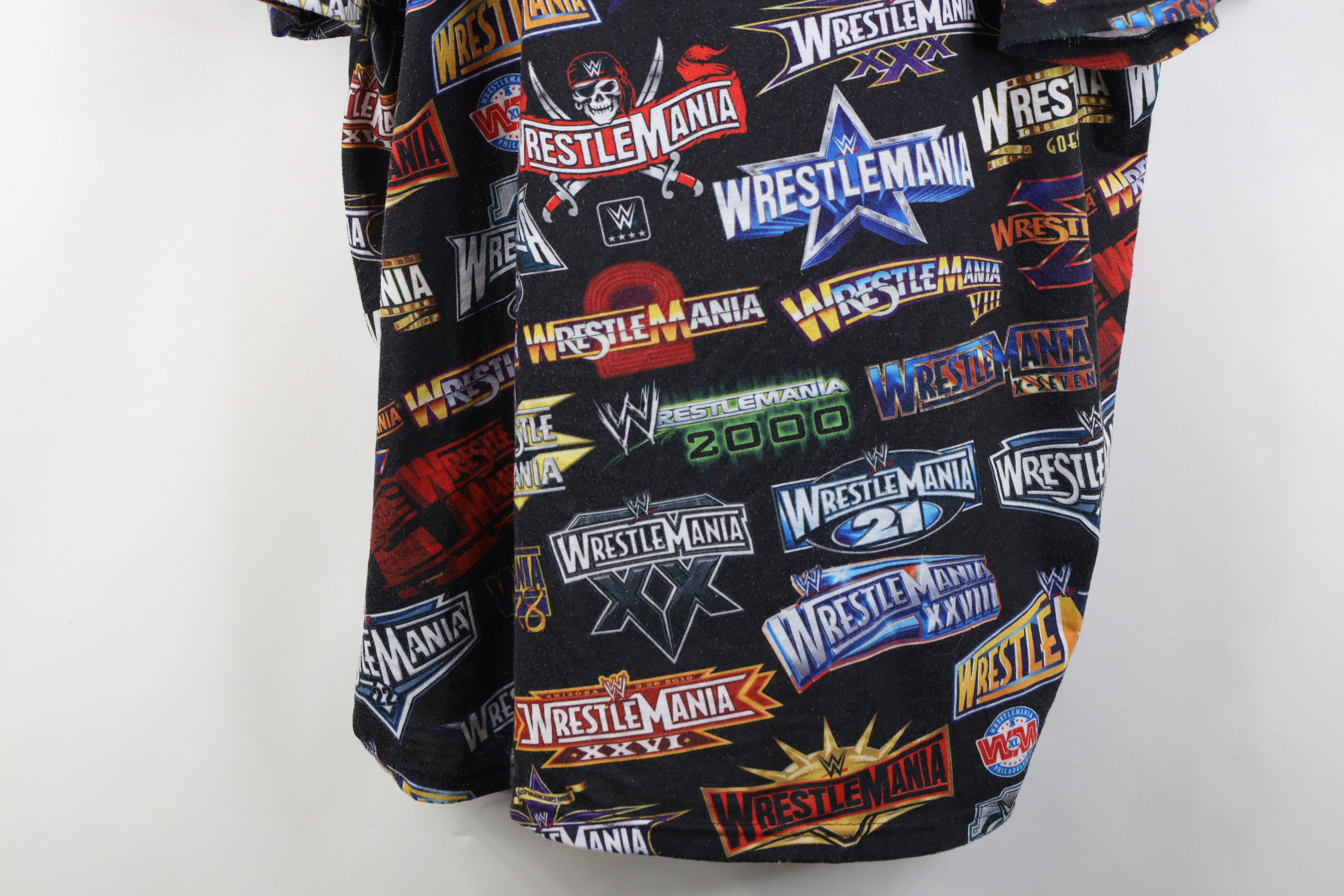 Vintage Vintage Y2K WWE WWF Wrestling Wrestlemania All Print T-Shirt Size US XXL / EU 58 / 5 - 3 Thumbnail