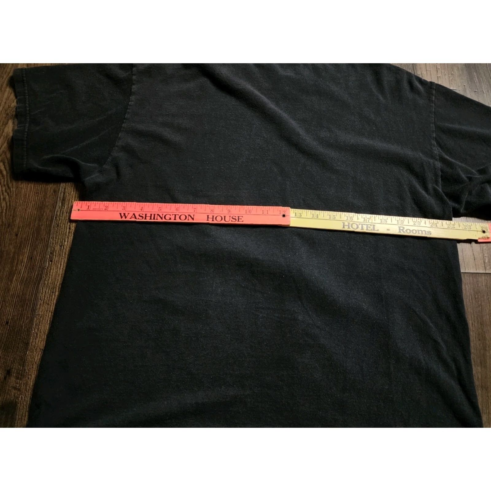 Vintage VINTAGE Hudson Creek Mens XL T-Shirt Black Short Sleeve Crew Neck Eagle Motorcycle Free Spirit Distressed Graphic Double Check 90s Mens Size US XL / EU 56 / 4 - 3 Thumbnail