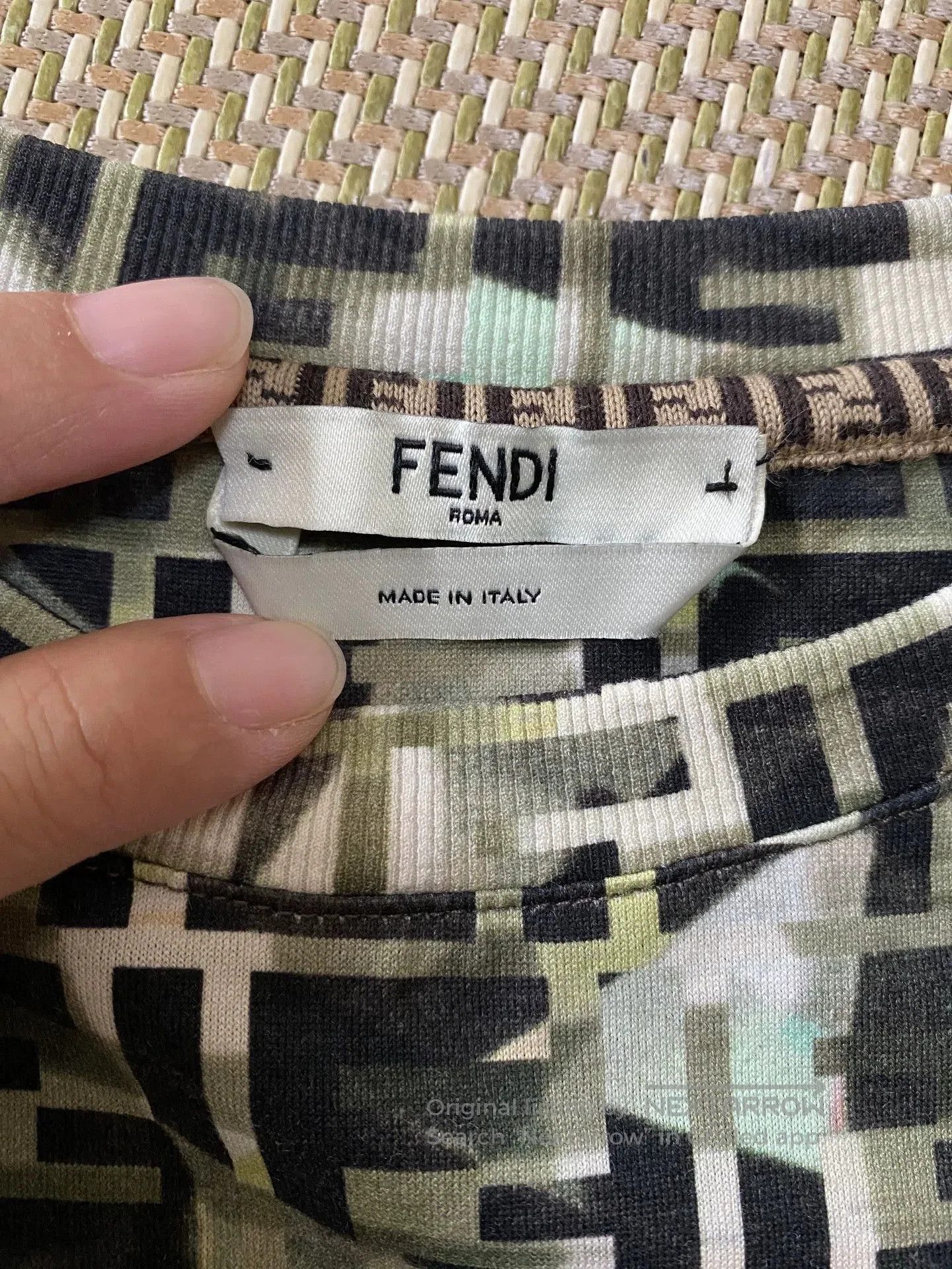 Fendi Fendi Double F Logo Short Sleeve T-Shirt. Size US M / EU 48-50 / 2 - 3 Thumbnail