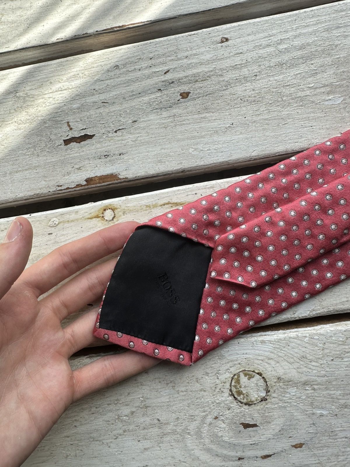 Hugo Boss 🚨Vintage Hugo Boss Tie Ties Luxury Streetwear old money Size ONE SIZE - 2 Thumbnail