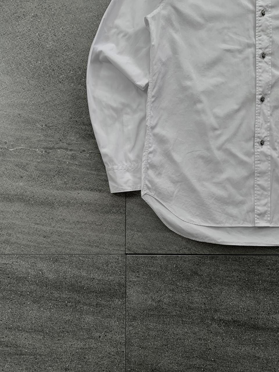 Comme des Garcons Homme Deux Fleur Silver buttoned Shirt Size US M / EU 48-50 / 2 - 3 Thumbnail
