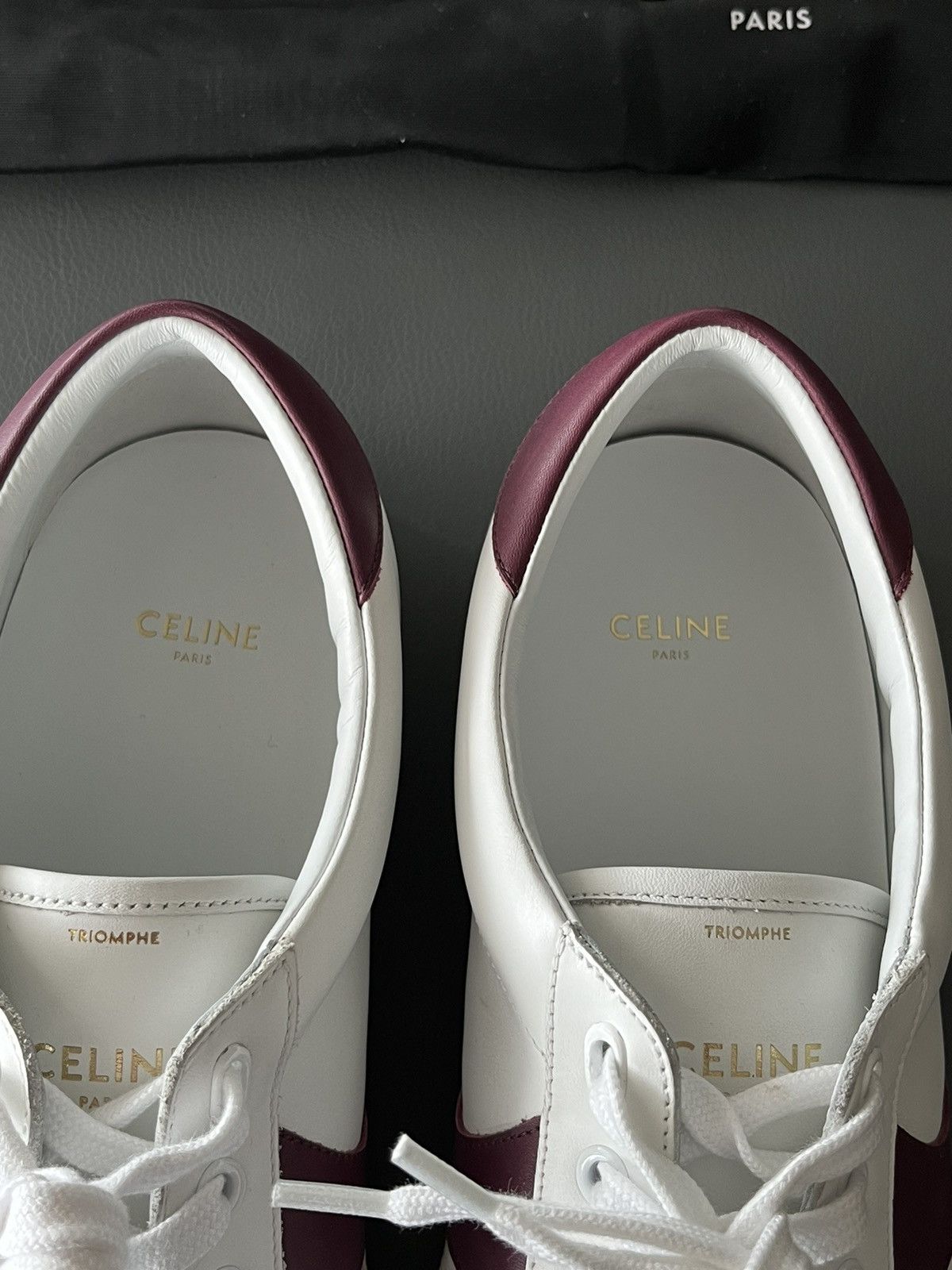 Celine × Hedi Slimane Runway Celine Hedi Slimane Classic Triomphe Sneaker Size US 13 / EU 46 - 7 Thumbnail