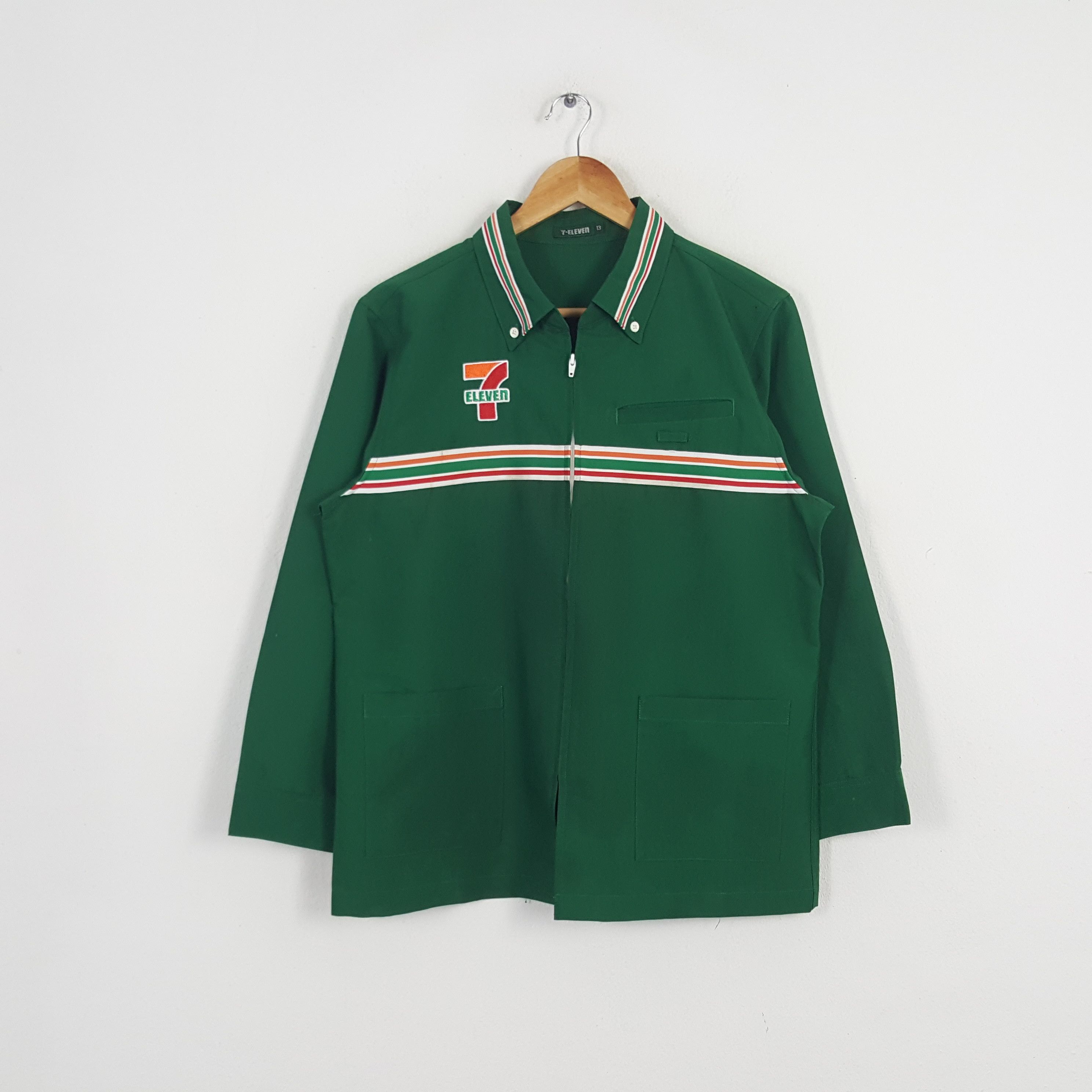 Japanese Brand × Vintage Vintage 7 Eleven Japanese Brand Staff Jacket Size US M / EU 48-50 / 2 - 3 Thumbnail