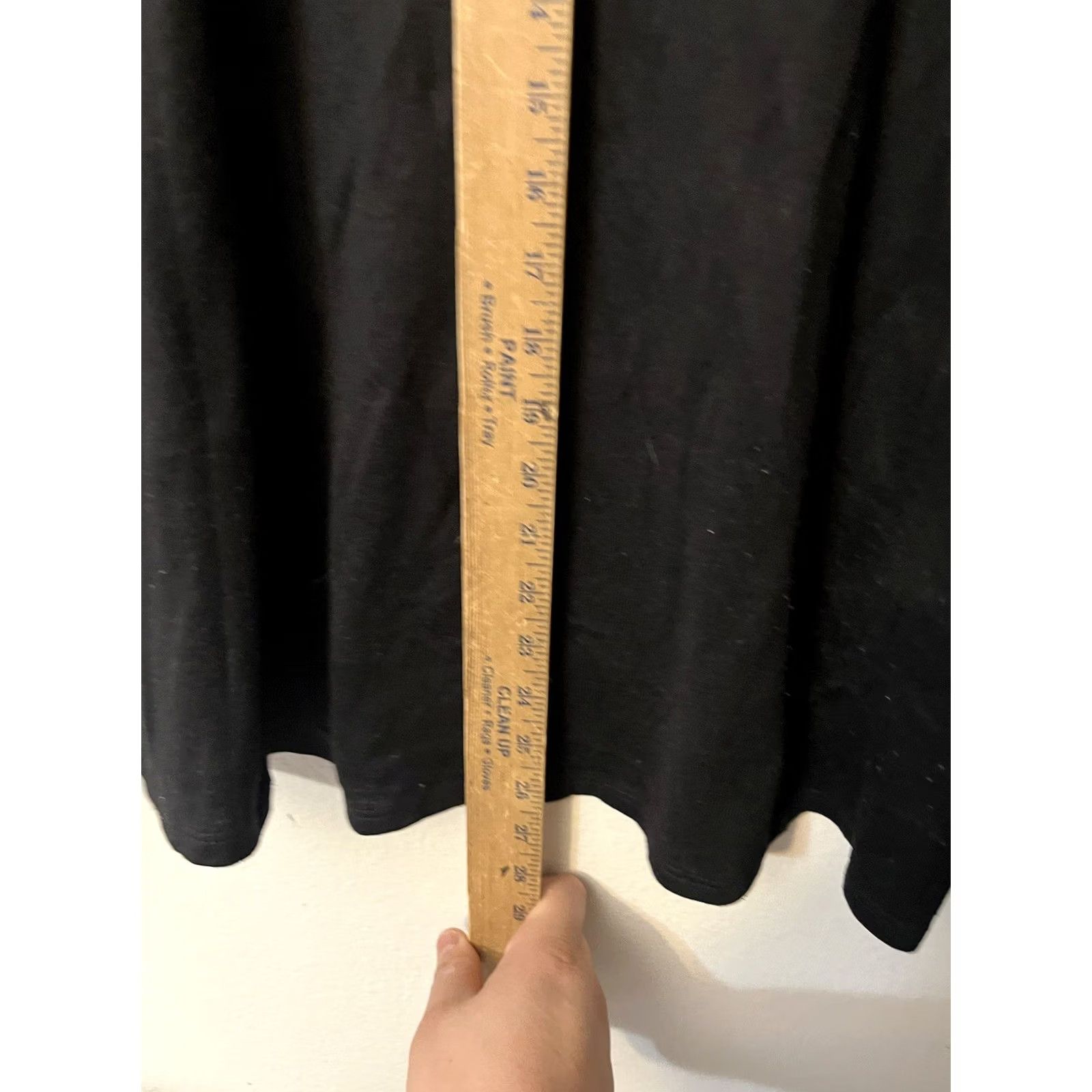 American Eagle Outfitters American Eagle Outfitters Women T-Shirt Long Sleeve Black Solid XL Crew Neck Size XL / US 12-14 / IT 48-50 - 4 Thumbnail