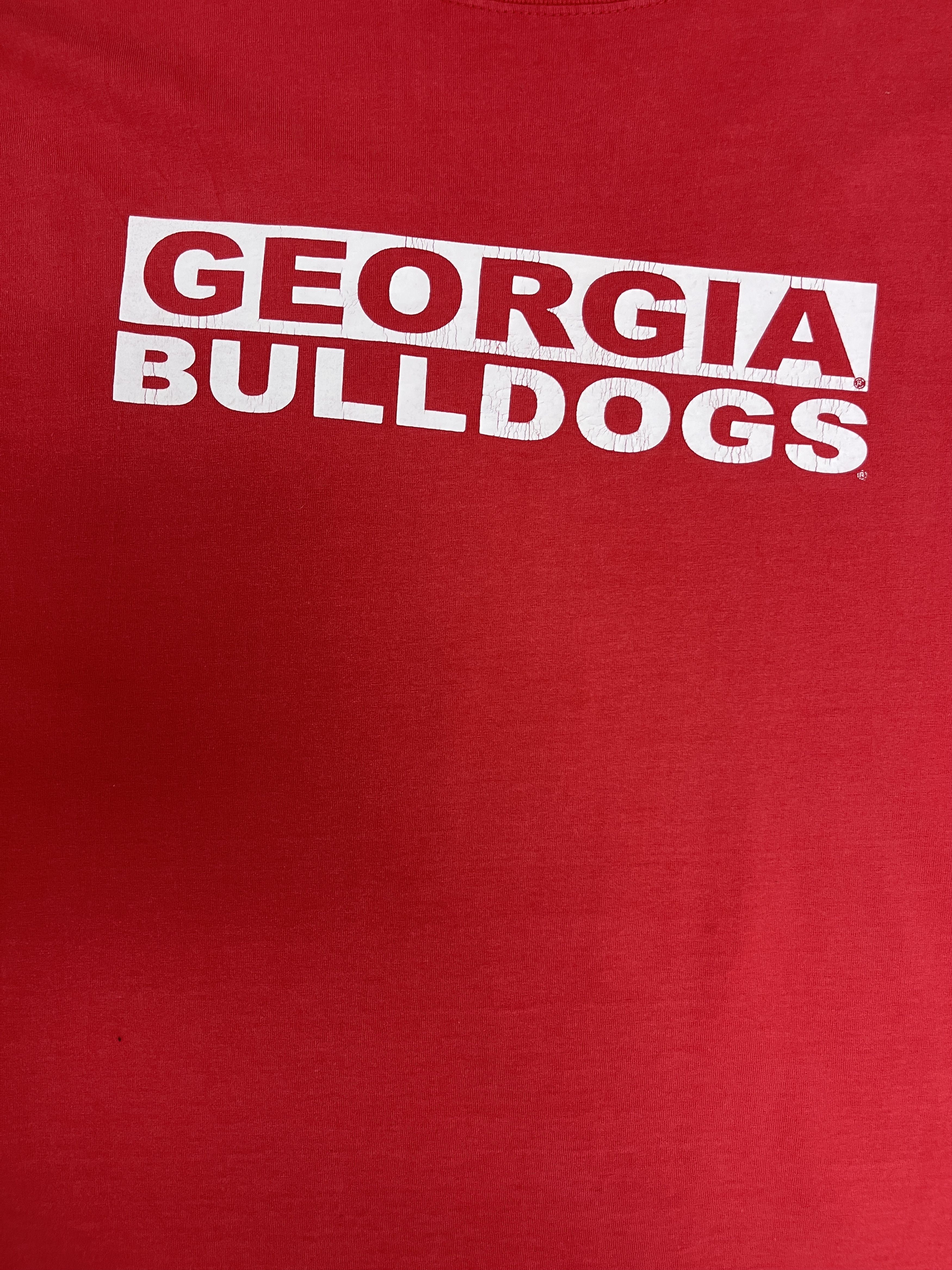 Starter × Vintage Georgia Bulldogs Vintage Red Starter T-Shirt Tee Size US XXL / EU 58 / 5 - 2 Thumbnail
