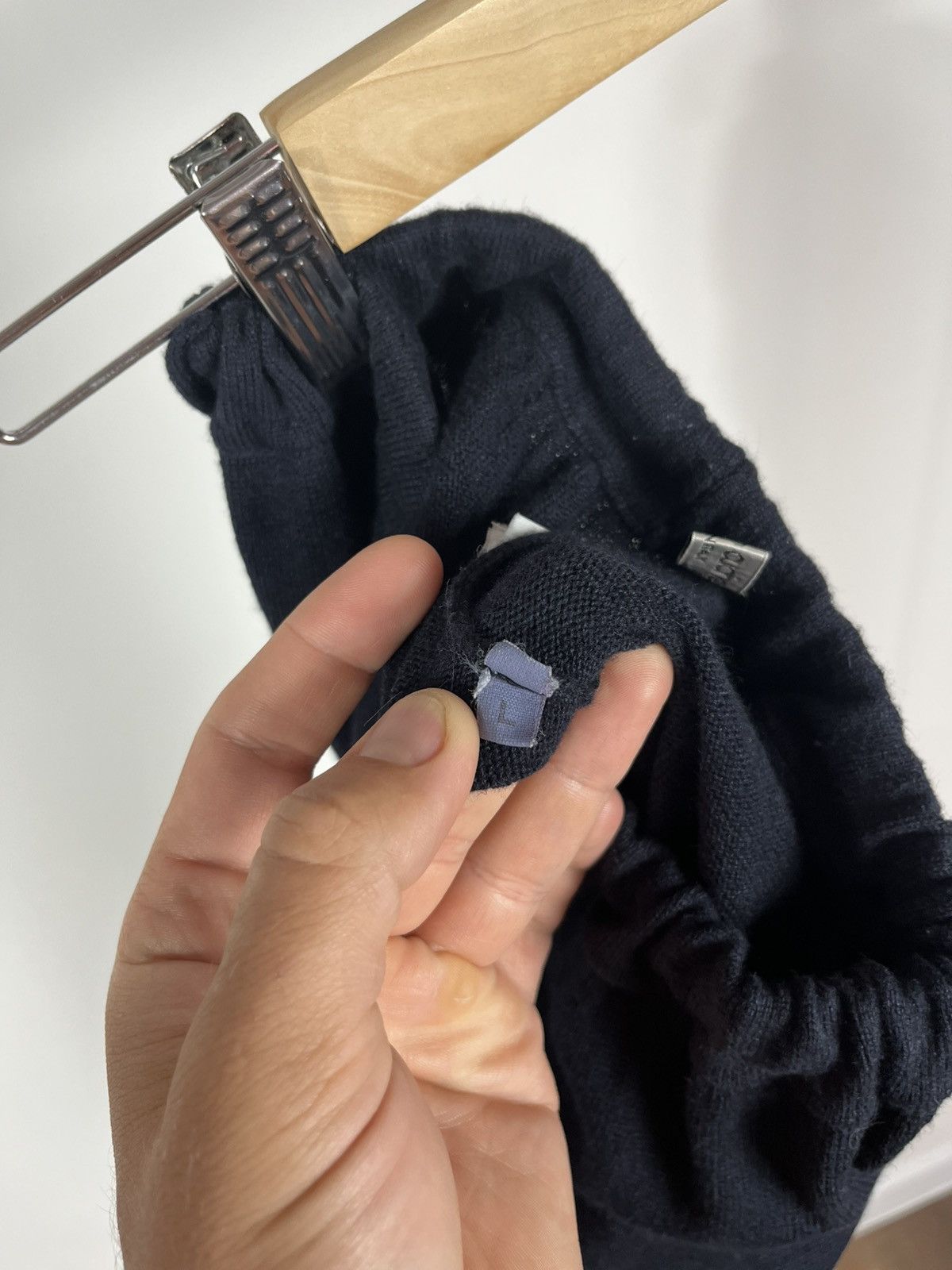 Brunello Cucinelli Brunello Cucinelli Women’s Dark Navy Wool Silk Angora Pants Size 32" / US 10 / IT 46 - 8 Thumbnail